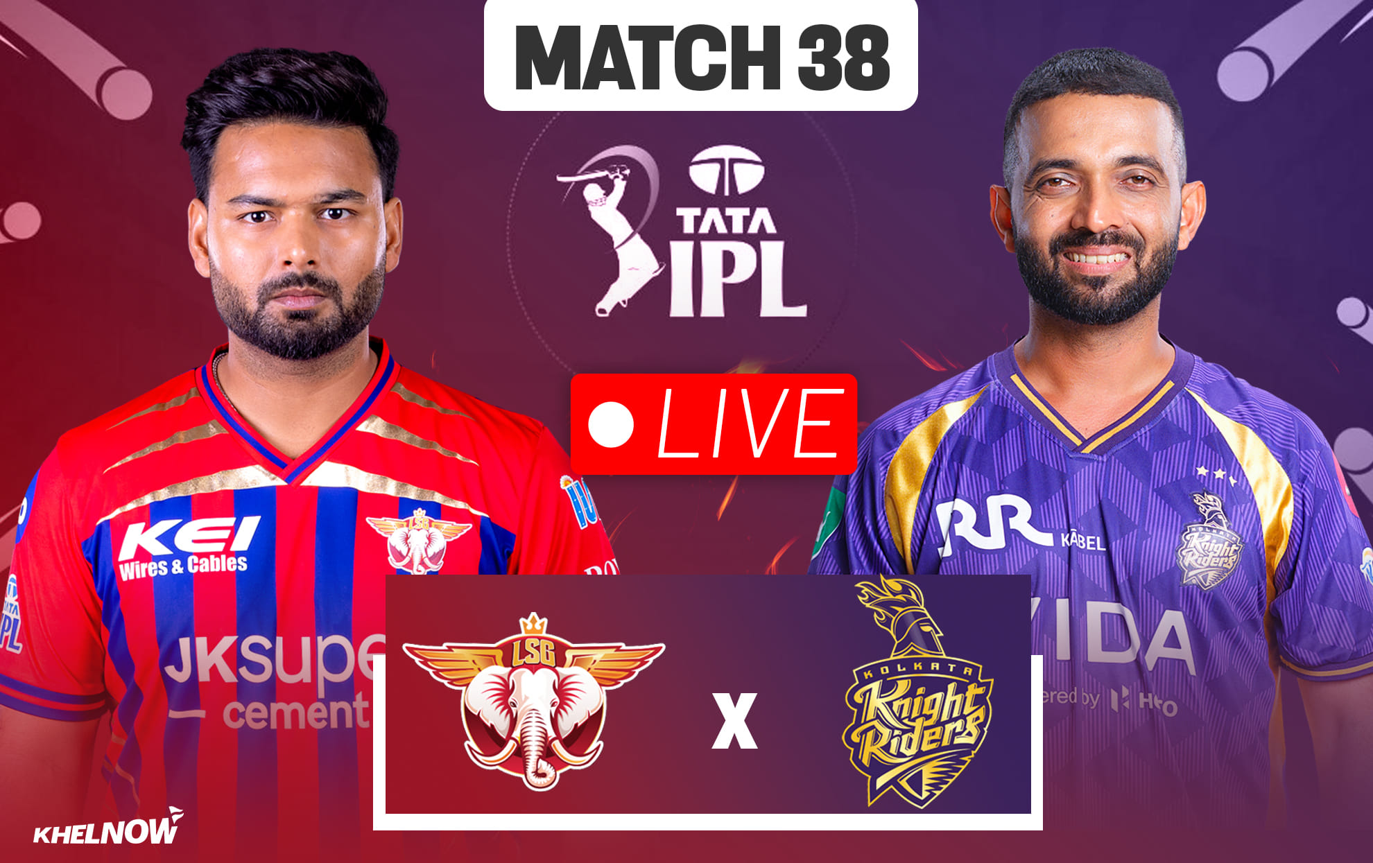 LSG vs KKR Live streaming details, when & how to watch Match 38 of IPL 2026
