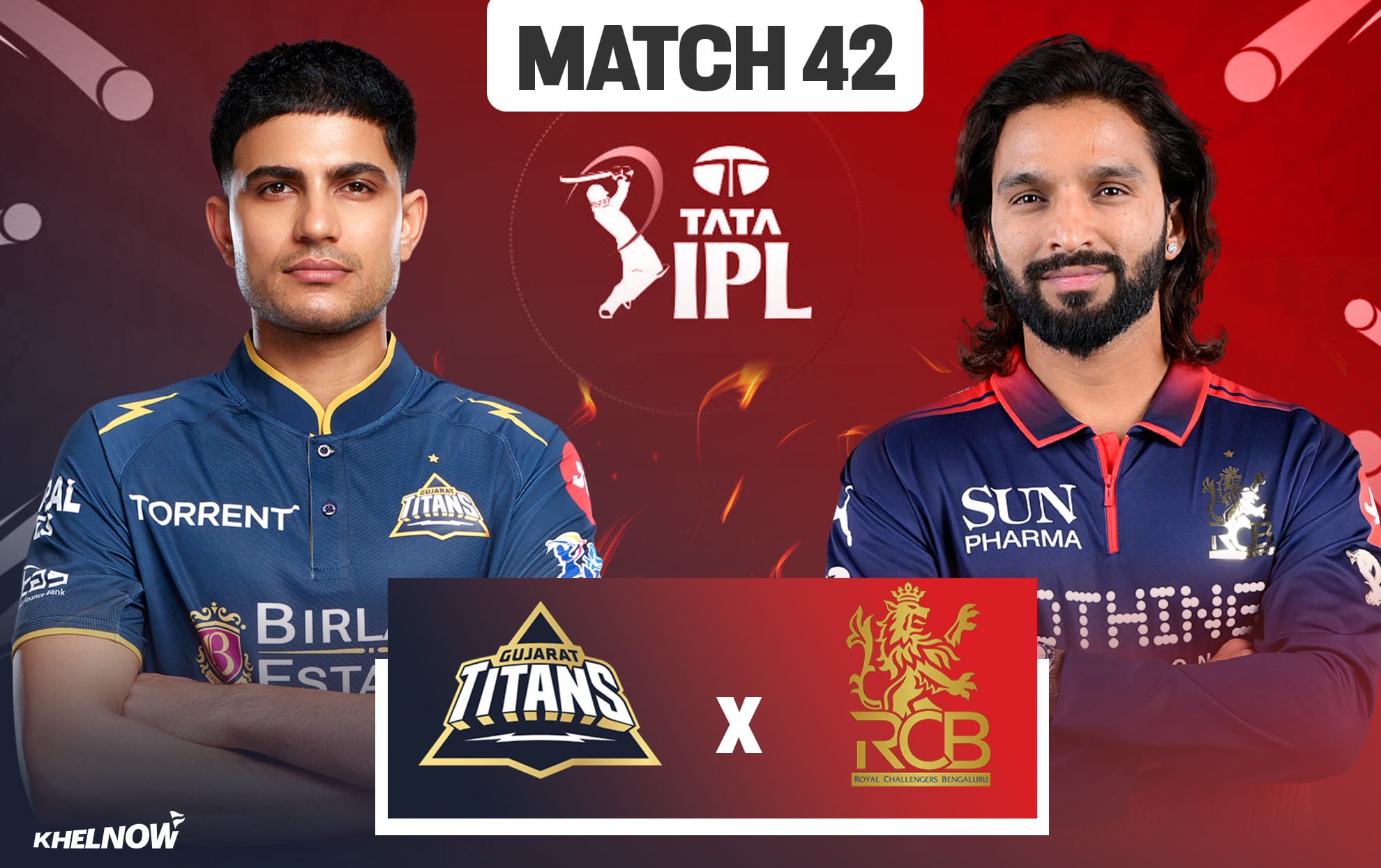 GT vs RCB: Who are impact players nominated by Gujarat Titans & Royal Challengers Bengaluru for Match 42 of IPL 2026