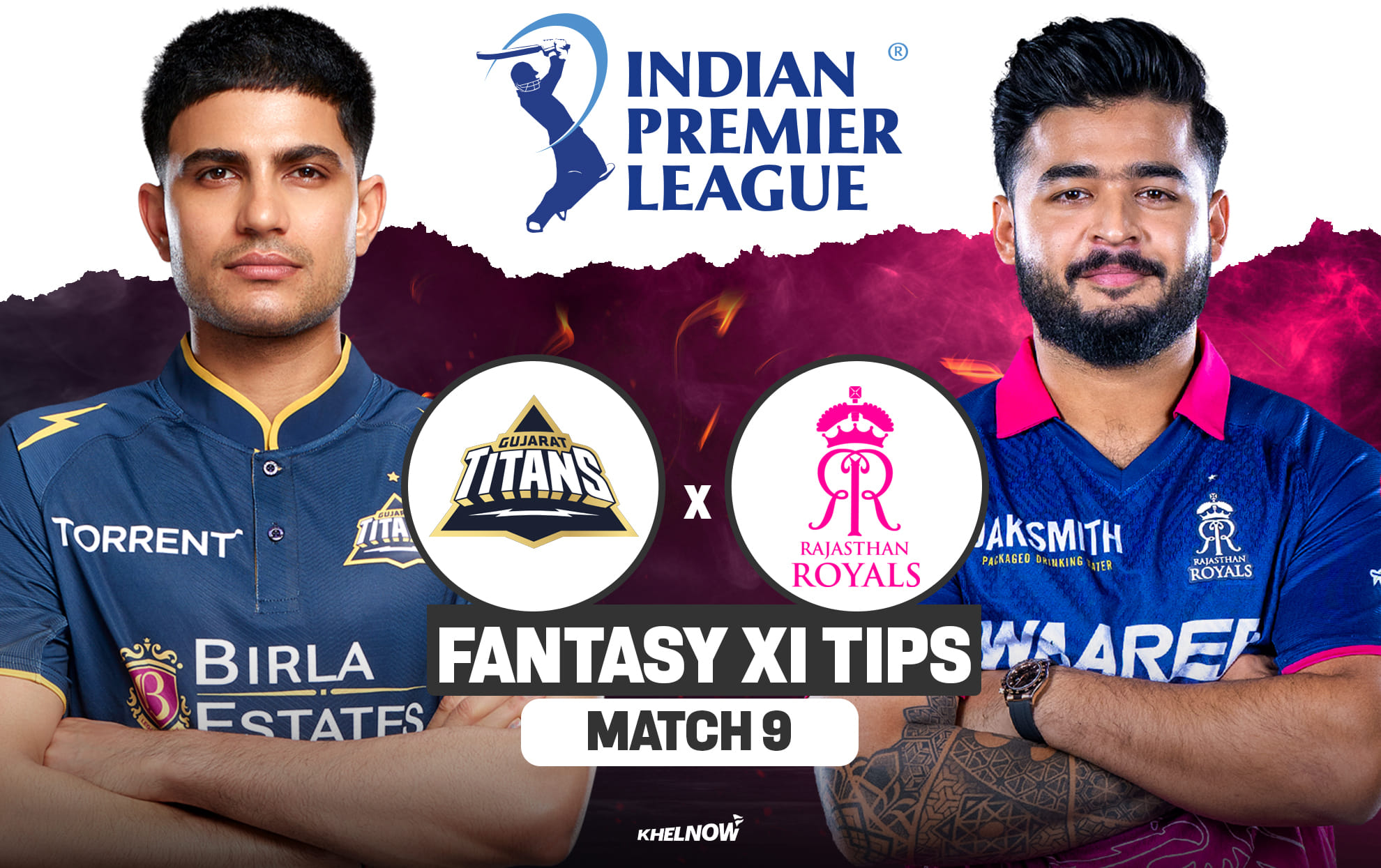GT vs RR Dream11 Prediction, मैच 9, आईपीएल 2026