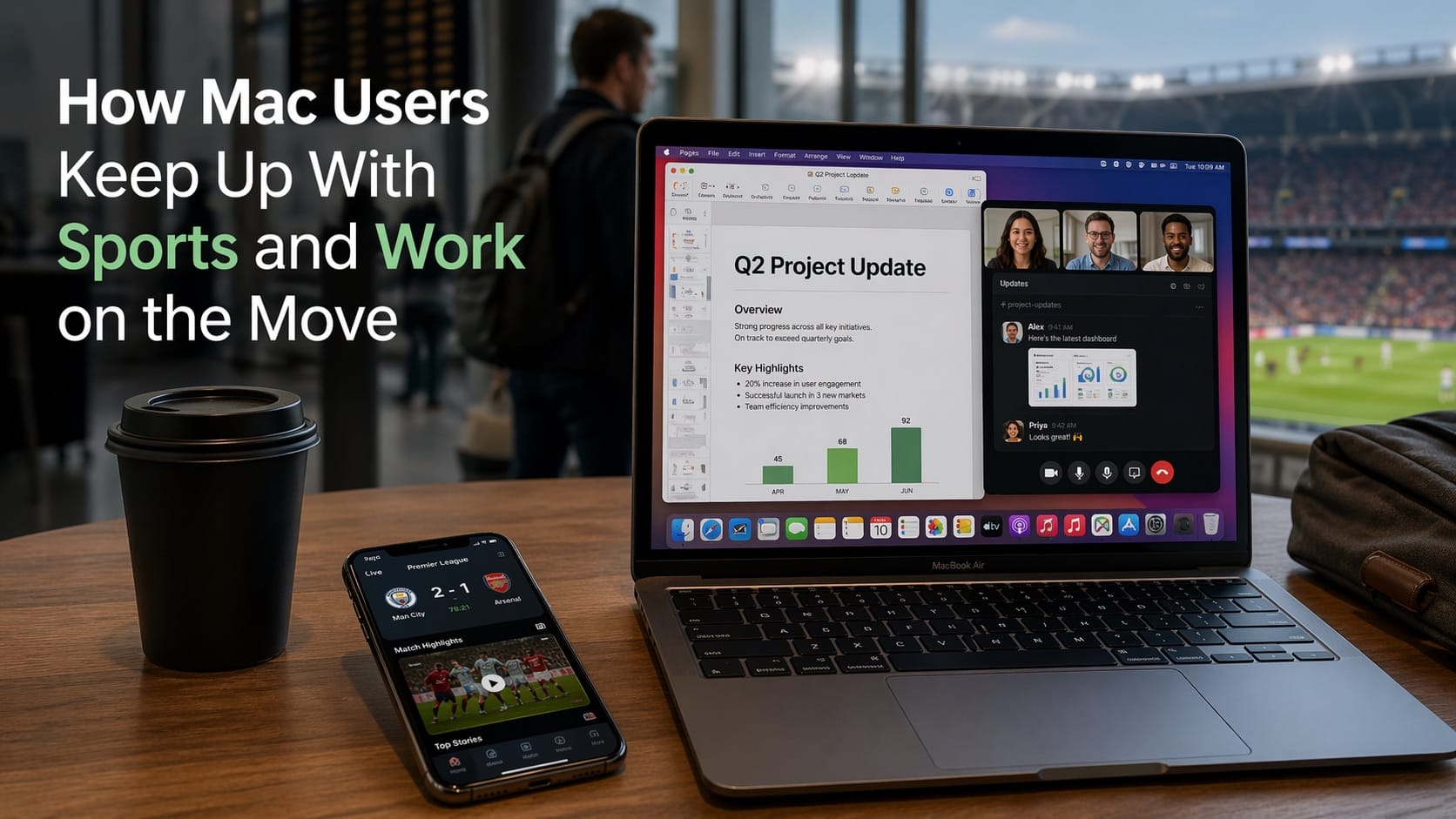 Mac users manage sports and work
