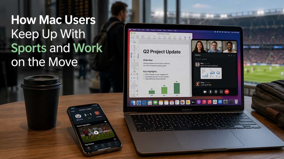Mac users manage sports and work