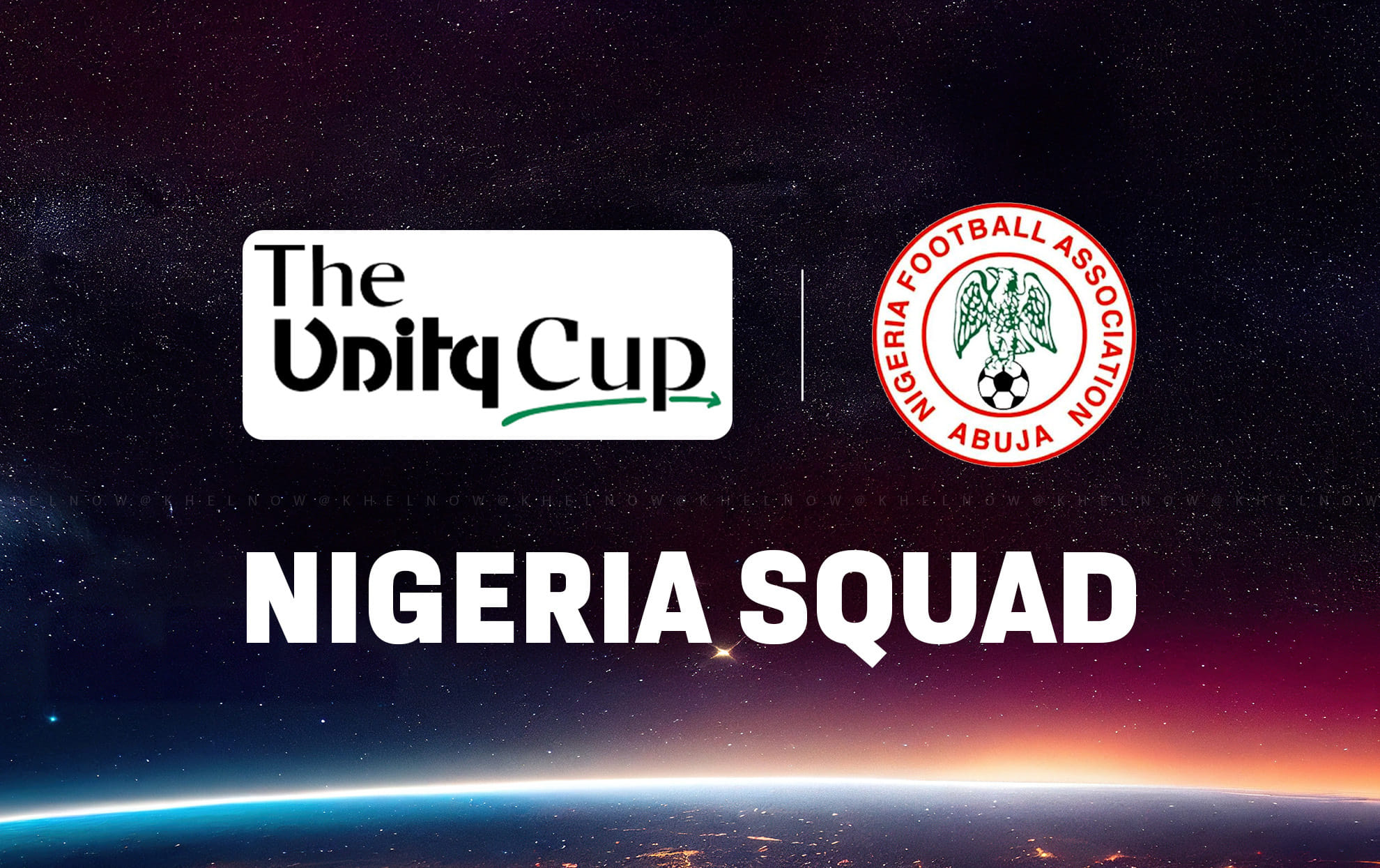 Nigeria announce squad for Unity Cup 2026 vs India, Zimbabwe & Jamaica