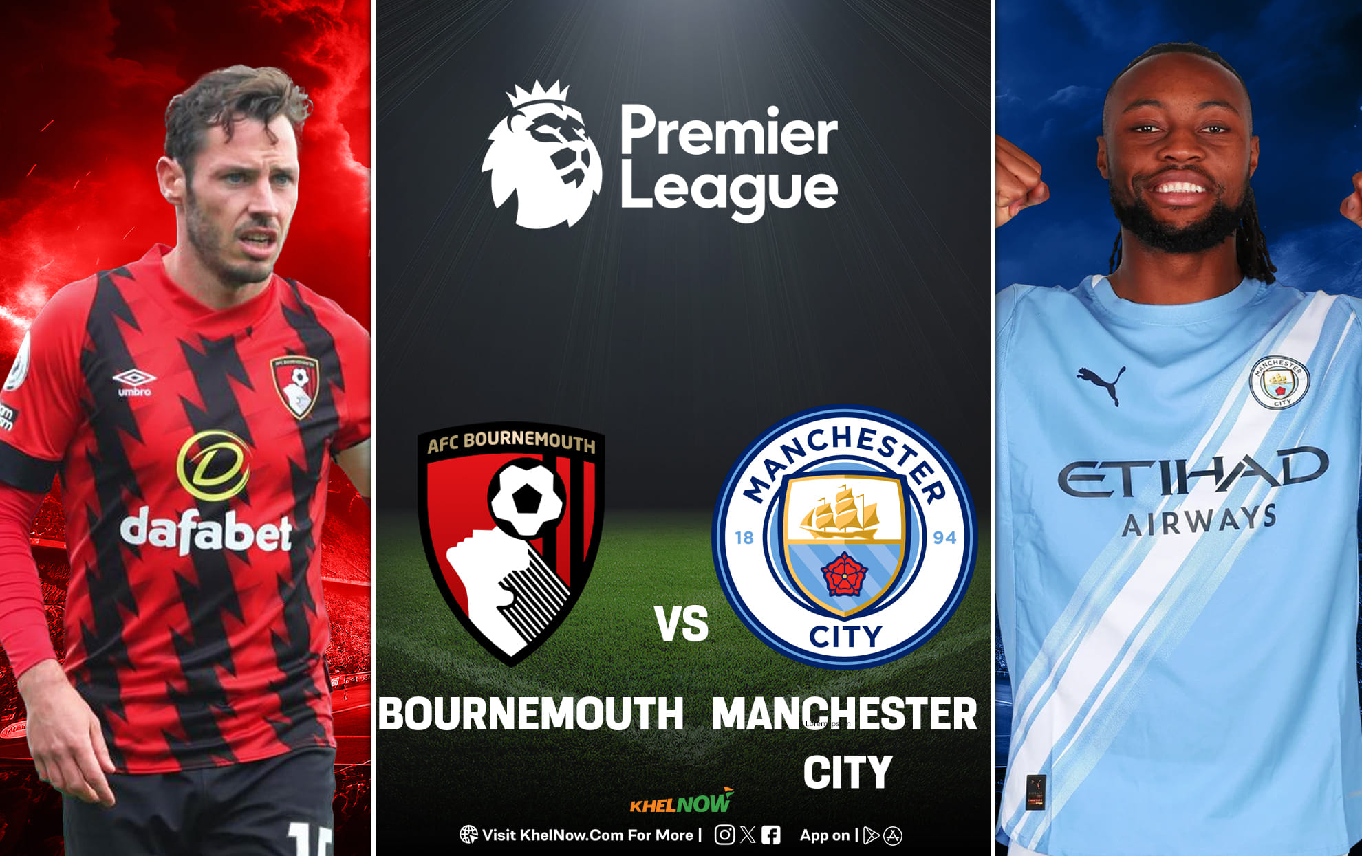 Preview: Bournemouth vs Manchester City prediction, odds, where to watch, time | Premier League 2025-26
