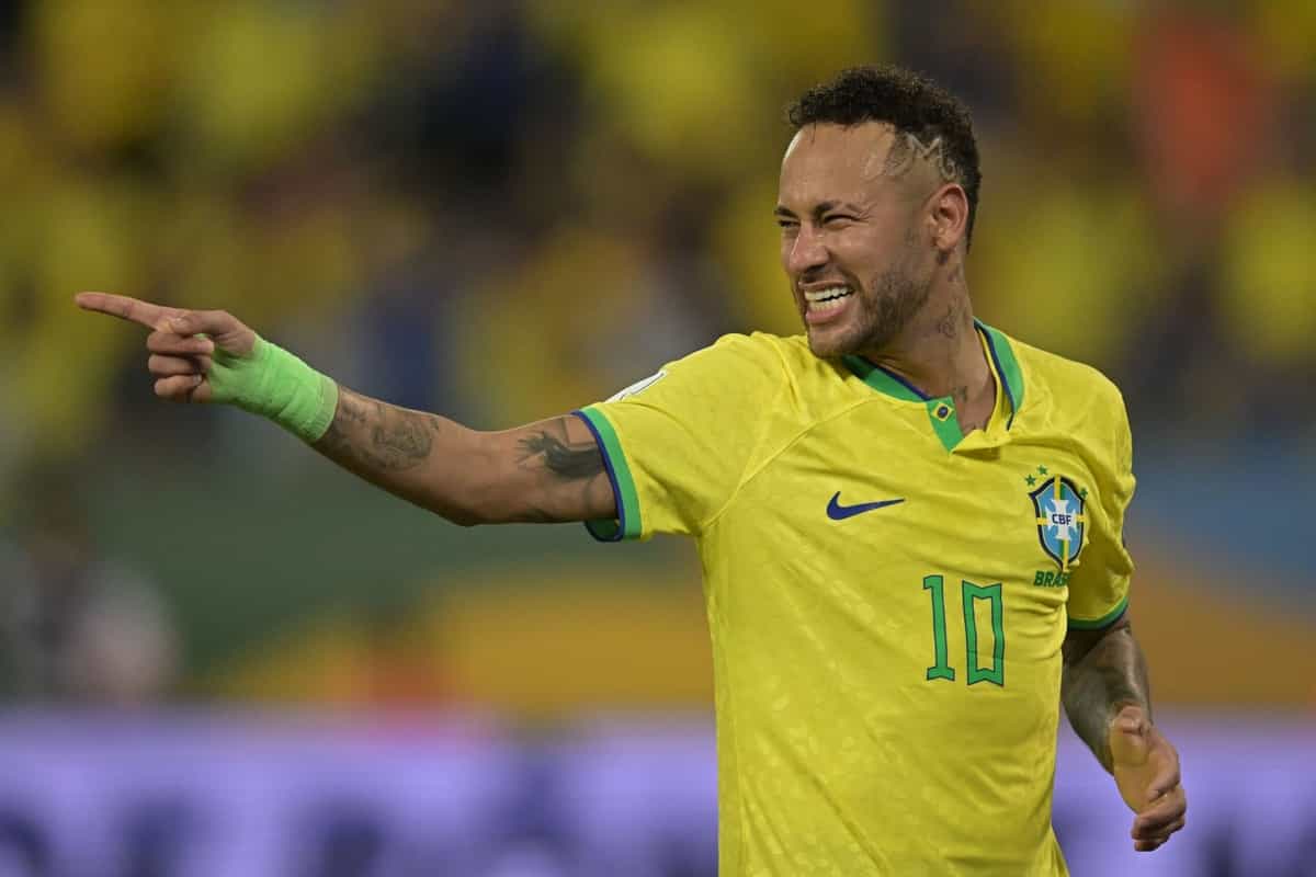 Neymar Jr of Brazil