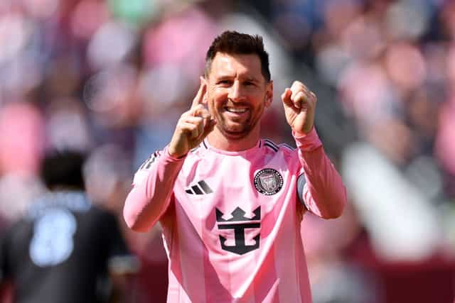 Lionel Messi of Inter Miami looks on