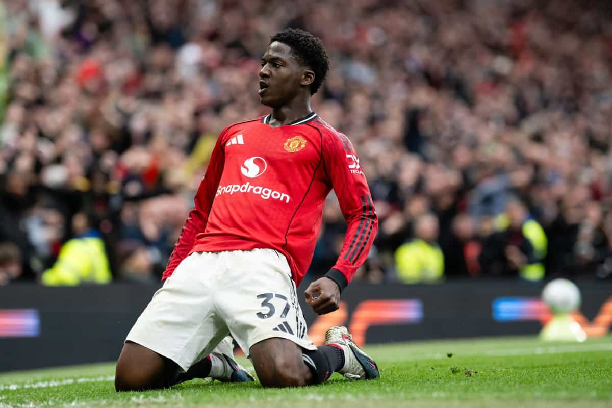 Kobbie Mainoo of Manchester United