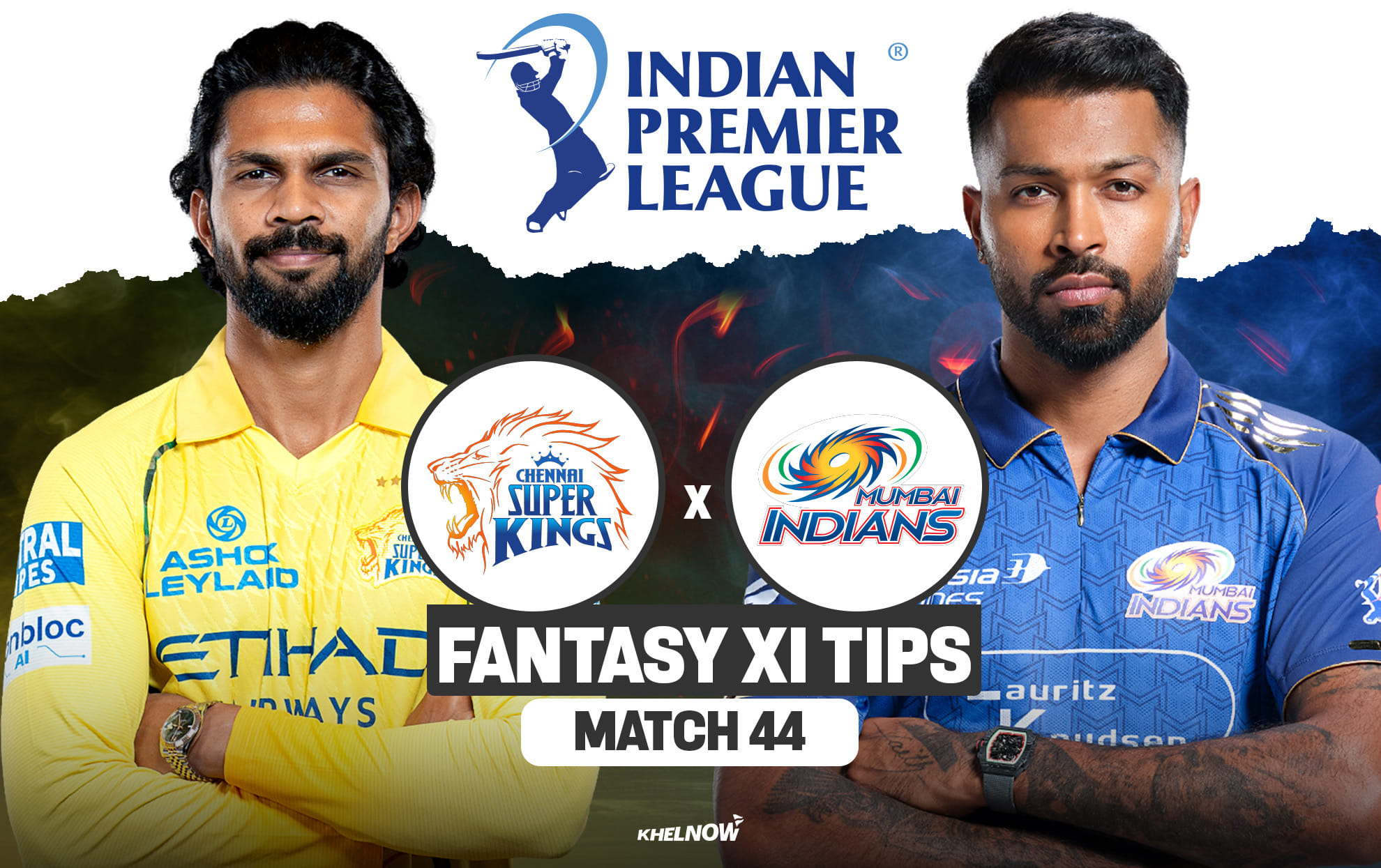 CSK vs MI Dream11 Prediction, Dream11 Playing XI, Today Match 44, IPL 2026