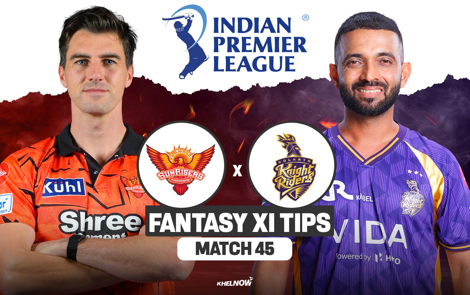 SRH vs KKR Dream11 Prediction, Dream11 Playing XI, Today Match 45, IPL 2026