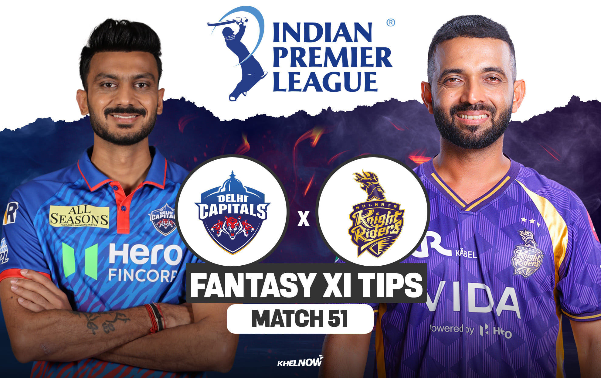 DC vs KKR Dream11 Prediction, Dream11 Playing XI, Today Match 51, IPL 2026
