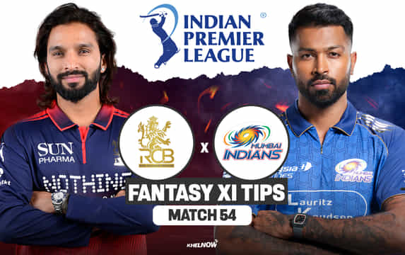 RCB vs MI Dream11 Prediction, Dream11 Playing XI, Today Match 54, IPL 2026