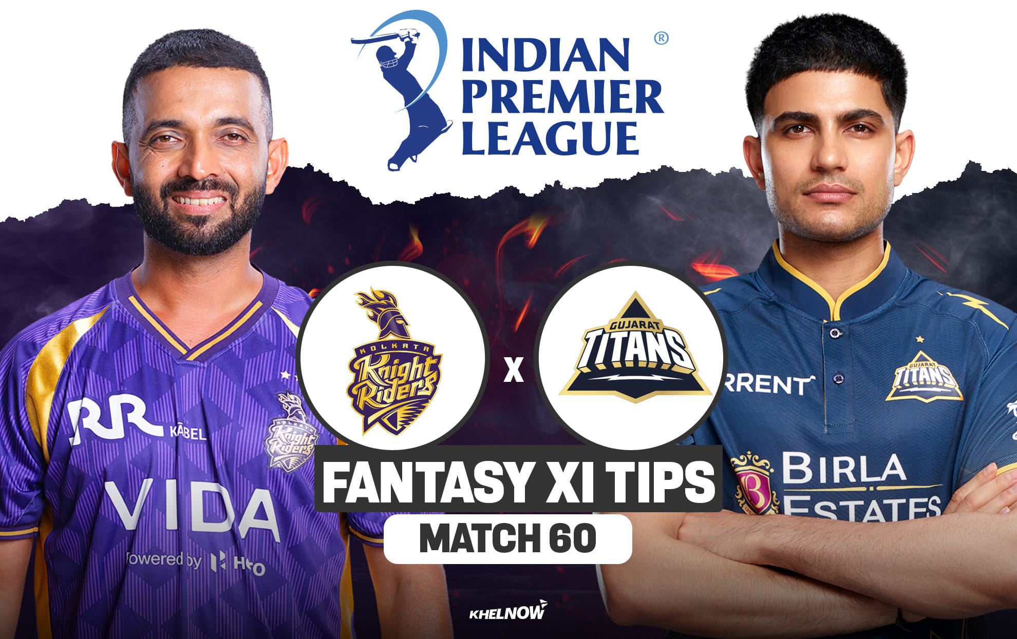 KKR vs GT Dream11 Prediction, Dream11 Playing XI, Today Match 60, IPL 2026