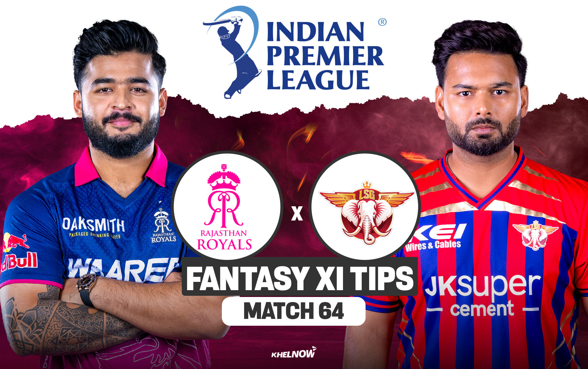 RR vs LSG Dream11 Prediction, Dream11 Playing XI, Today Match 64, IPL 2026