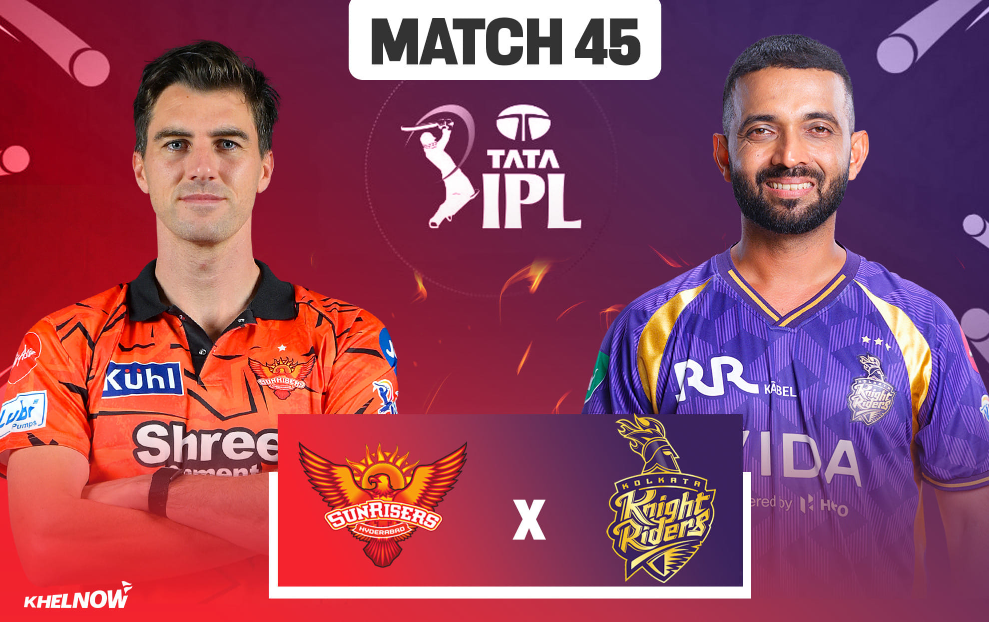 SRH vs KKR: Who are impact players nominated by Sunrisers Hyderabad & Kolkata Knight Riders for match 45 of IPL 2026?