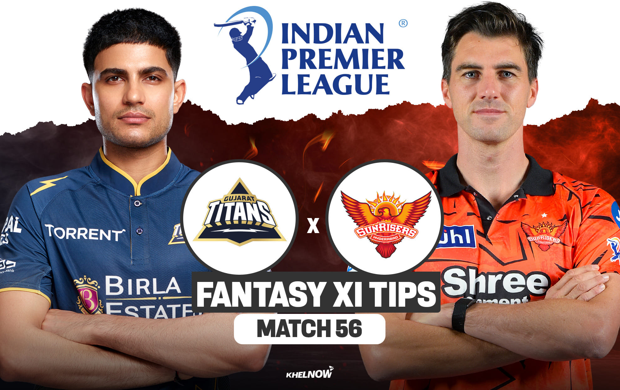 GT vs SRH Dream11 Prediction, Dream11 Playing XI, Today Match 56, IPL 2026