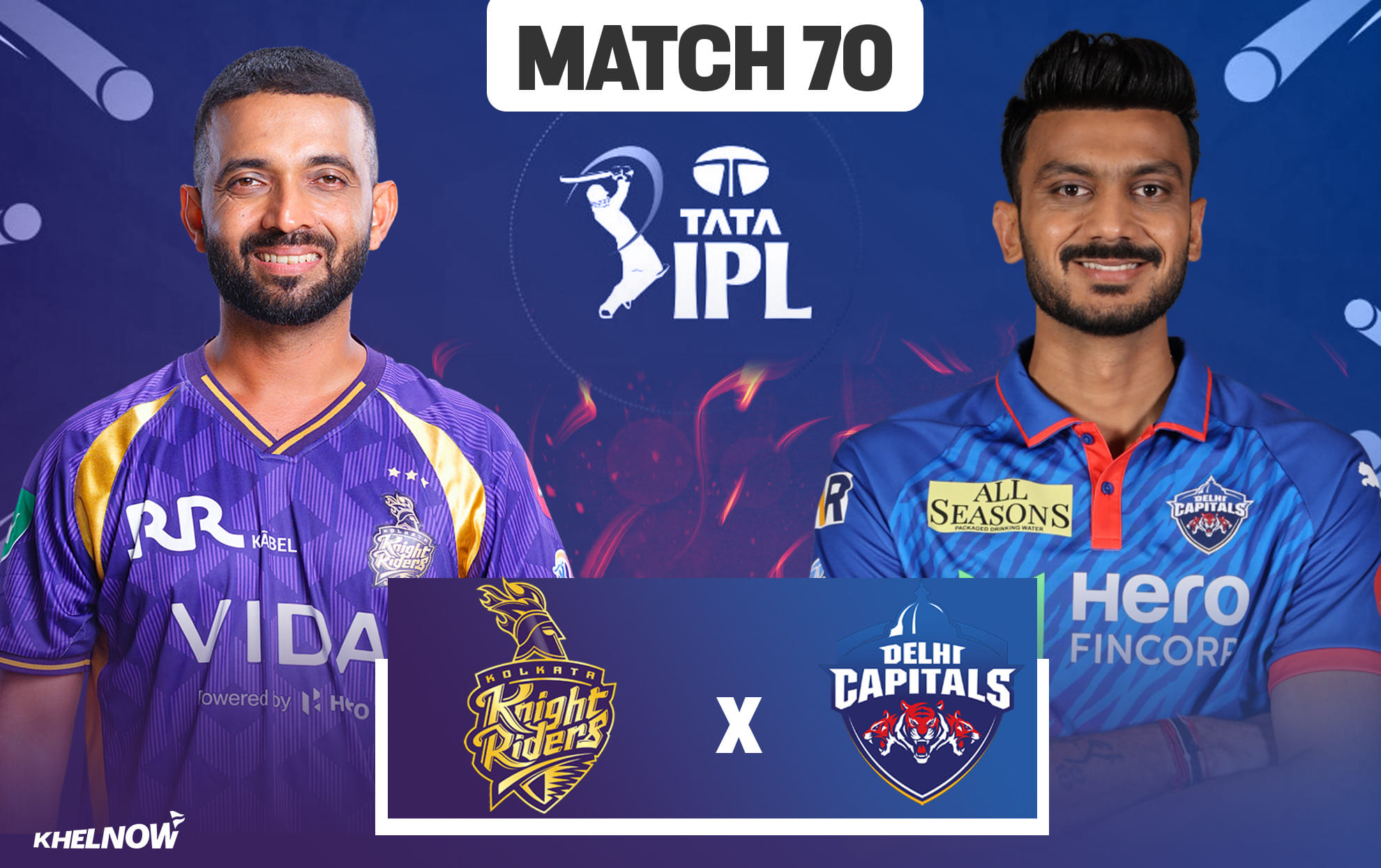 KKR vs DC: Who are impact players nominated by Kolkata Knight Riders & Delhi Capitals for Match 70 of IPL 2026