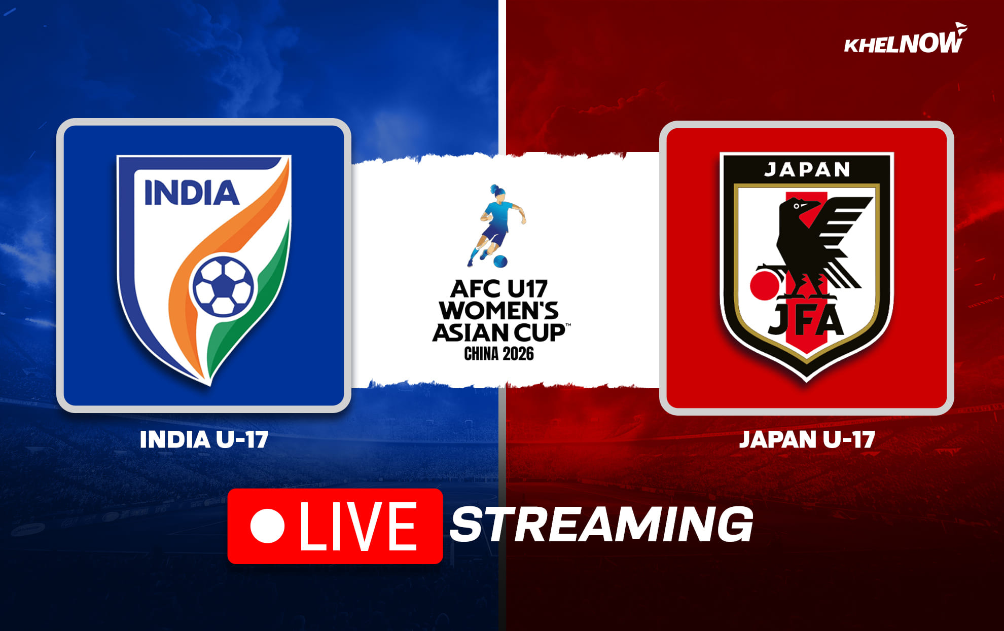 India U-17 vs Japan U-17 Live Streaming: When and where to watch the AFC U17 Women’s Asian Cup 2026 match?