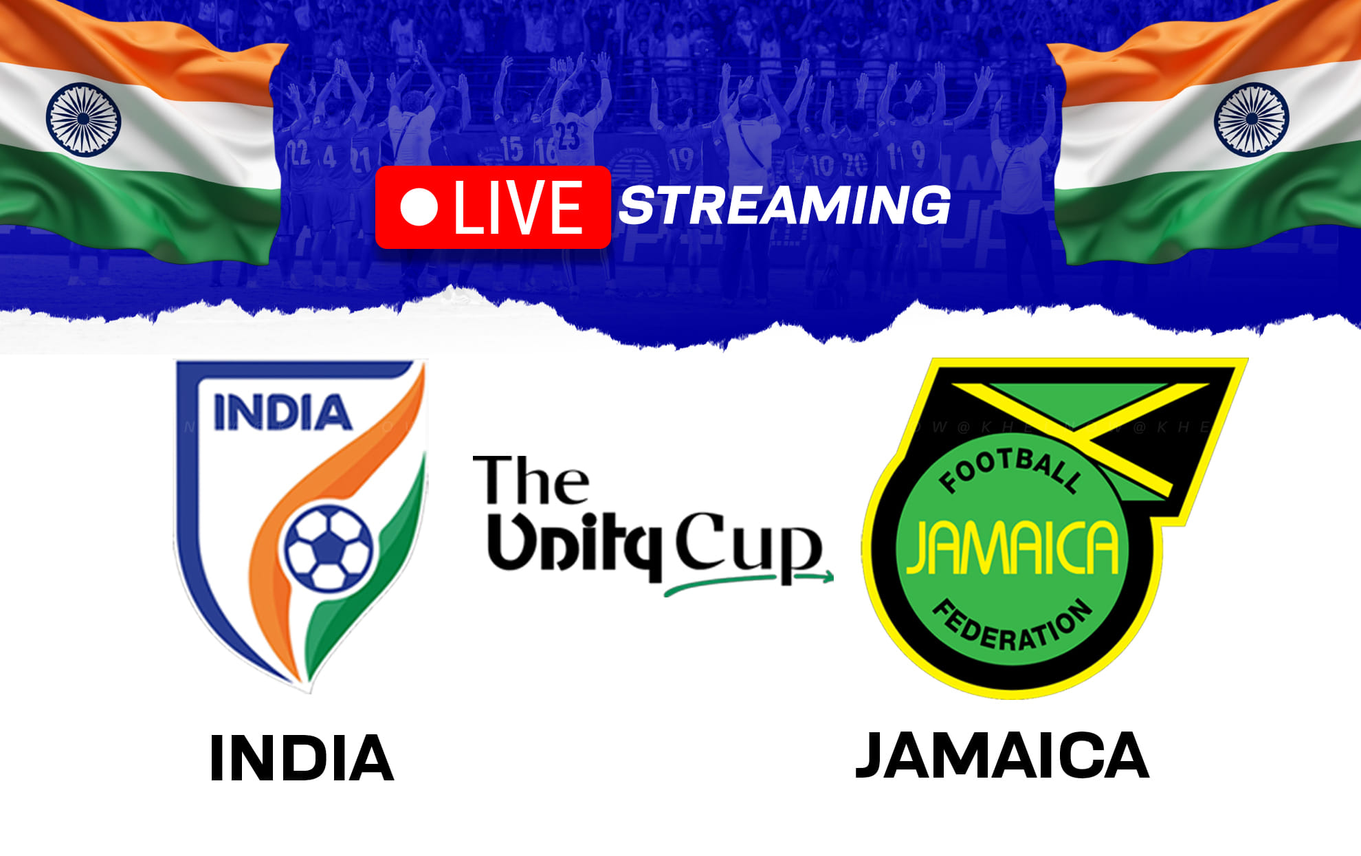 India vs Jamaica Live Streaming: When & where to watch Unity Cup 2026 match?