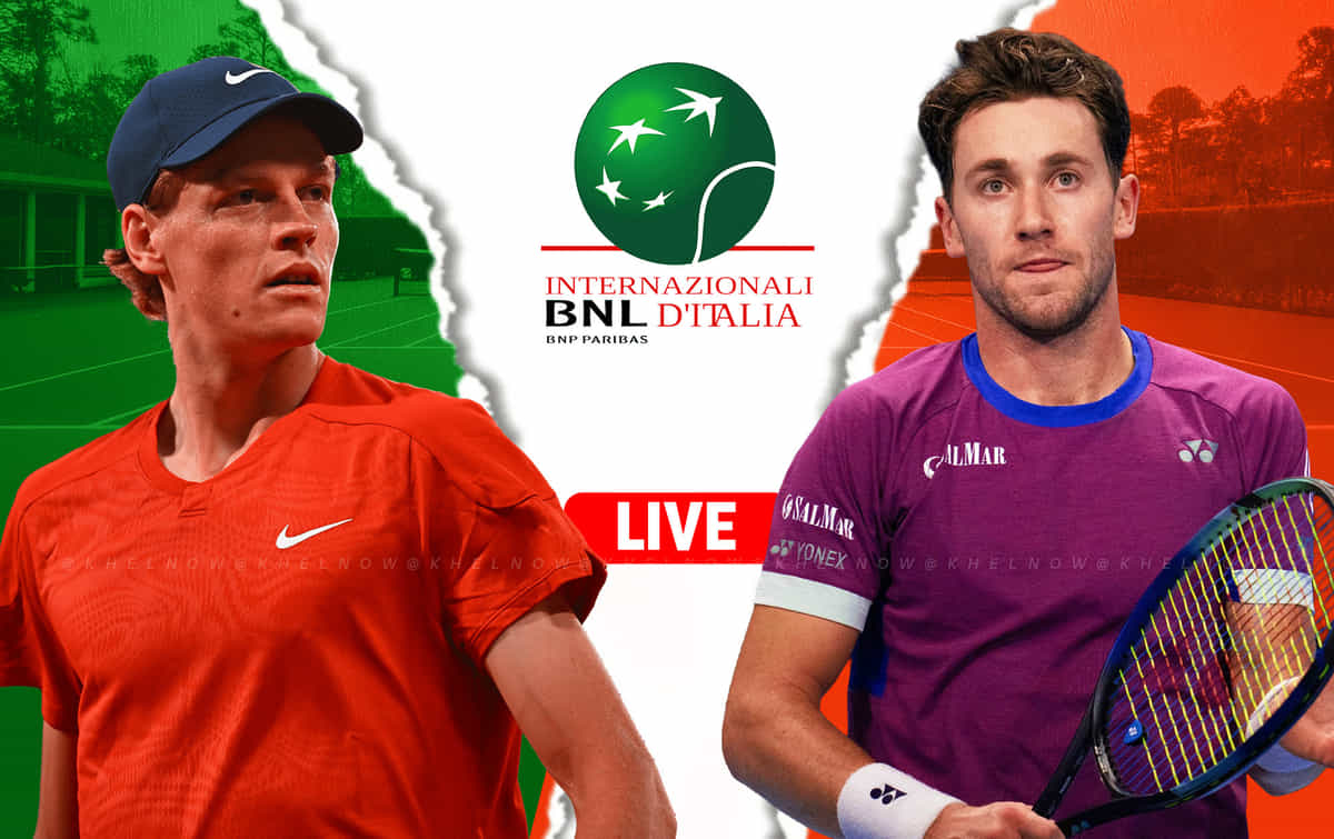 Jannik Sinner vs Casper Ruud final live streaming, TV channel, where & how to watch: Italian Open 2026