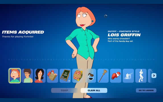 Lois Griffin Fortnite skin