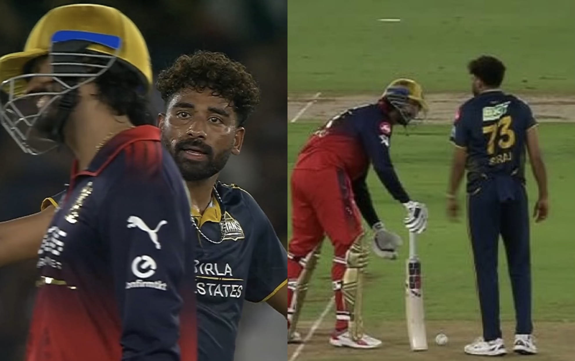 Video: Mohammed Siraj's aggressive send off to Venkatesh Iyer in RCB vs GT IPL 2026 final goes viral