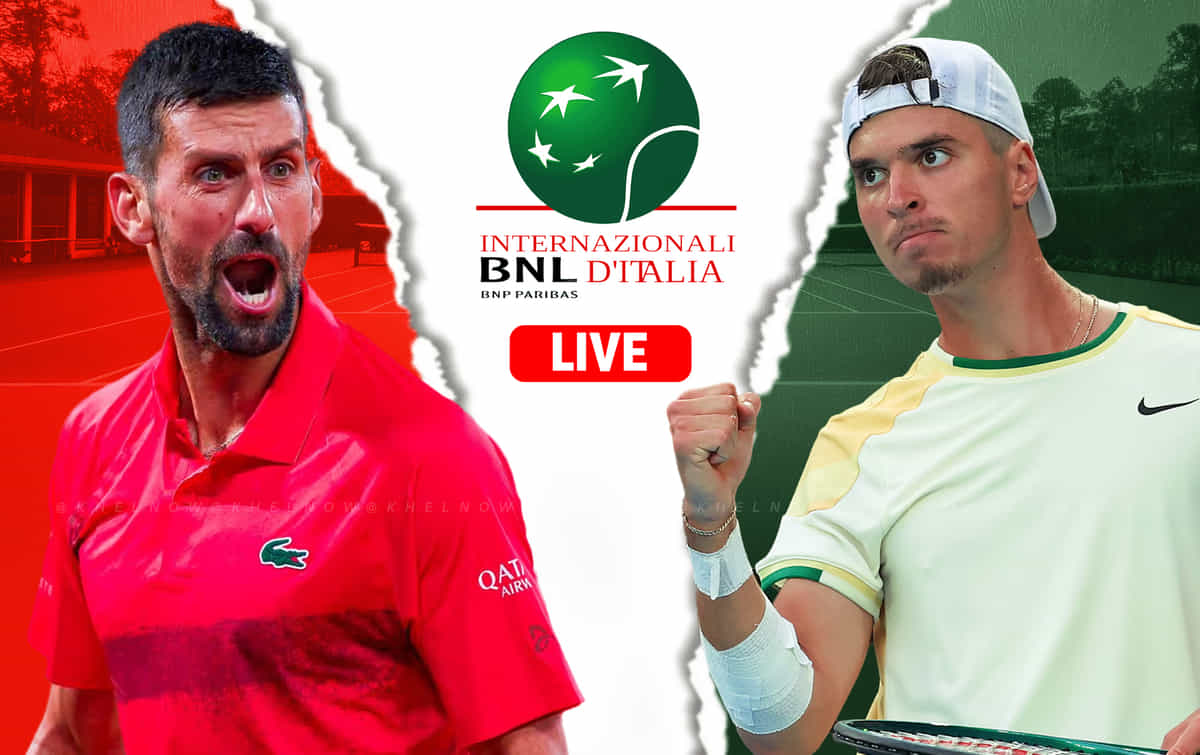 Novak Djokovic vs Dino Prizmic live streaming, TV channel, where & how to watch: Italian Open 2026