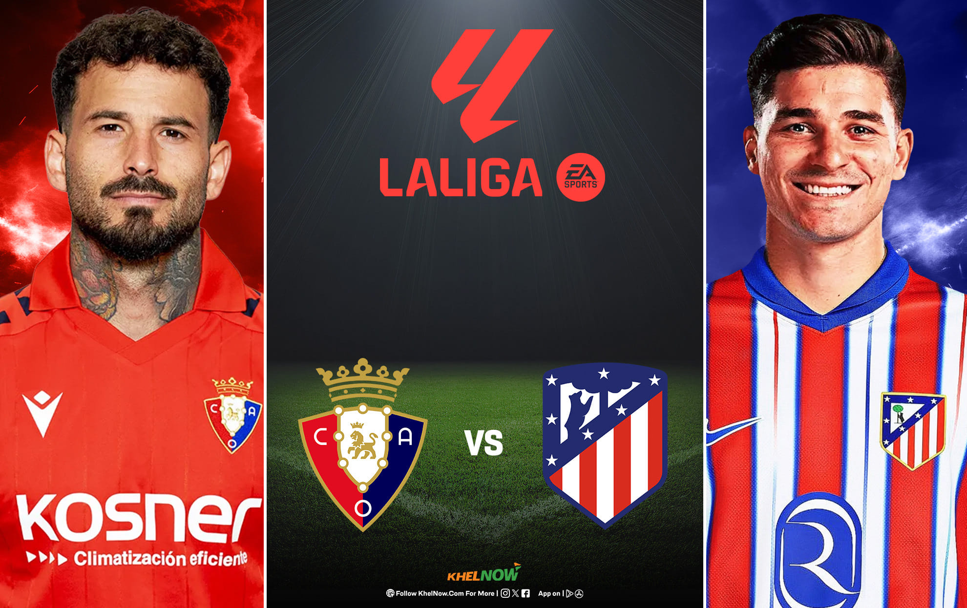 Preview: Osasuna vs Atletico Madrid prediction, odds, where to watch, time .. LaLiga 2025-26