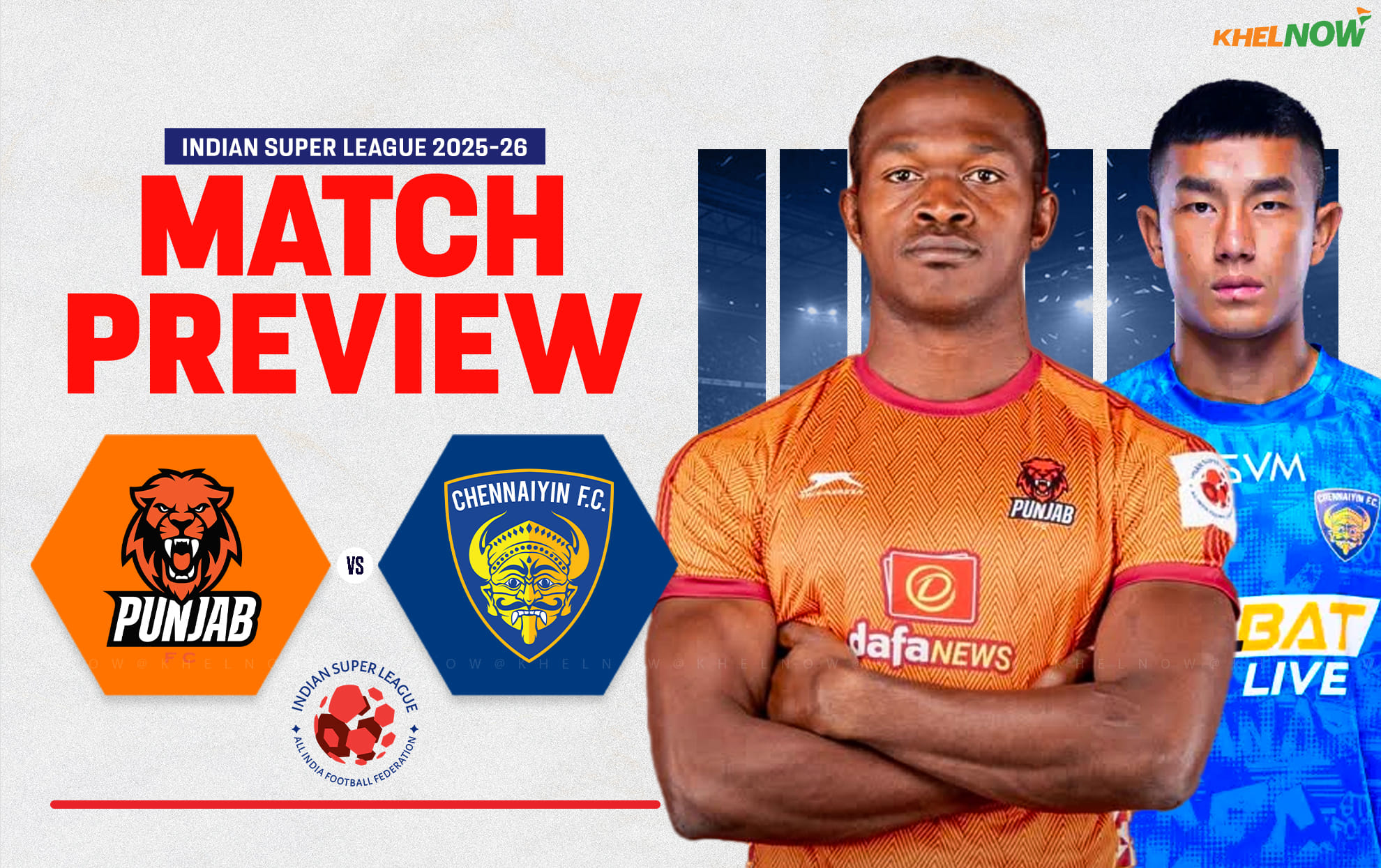 Struggling Chennaiyin FC seek turnaround in ISL 2025-26 against strong Punjab FC