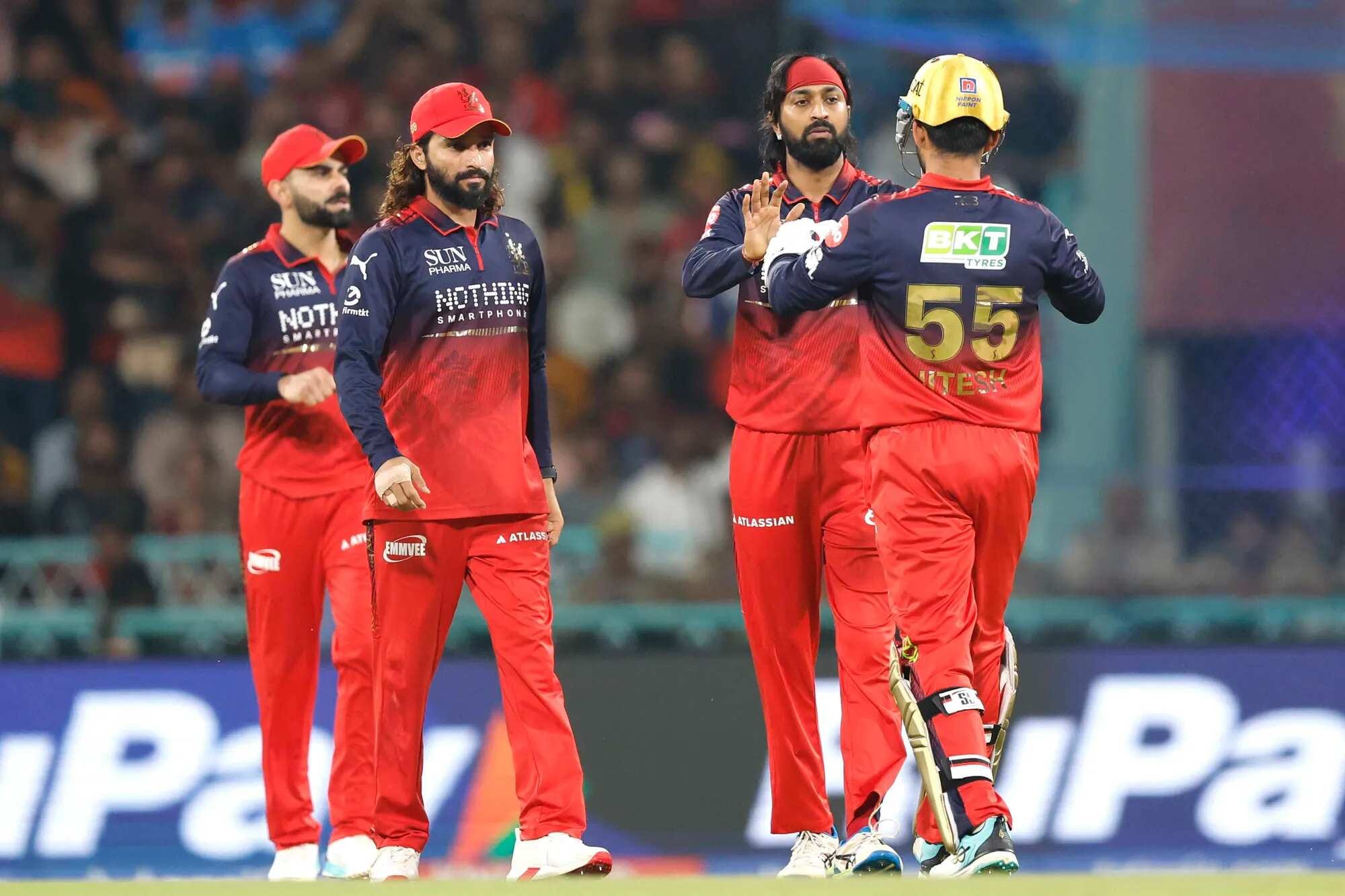 3 changes RCB could make against MI to come back to winning ways in IPL 2026