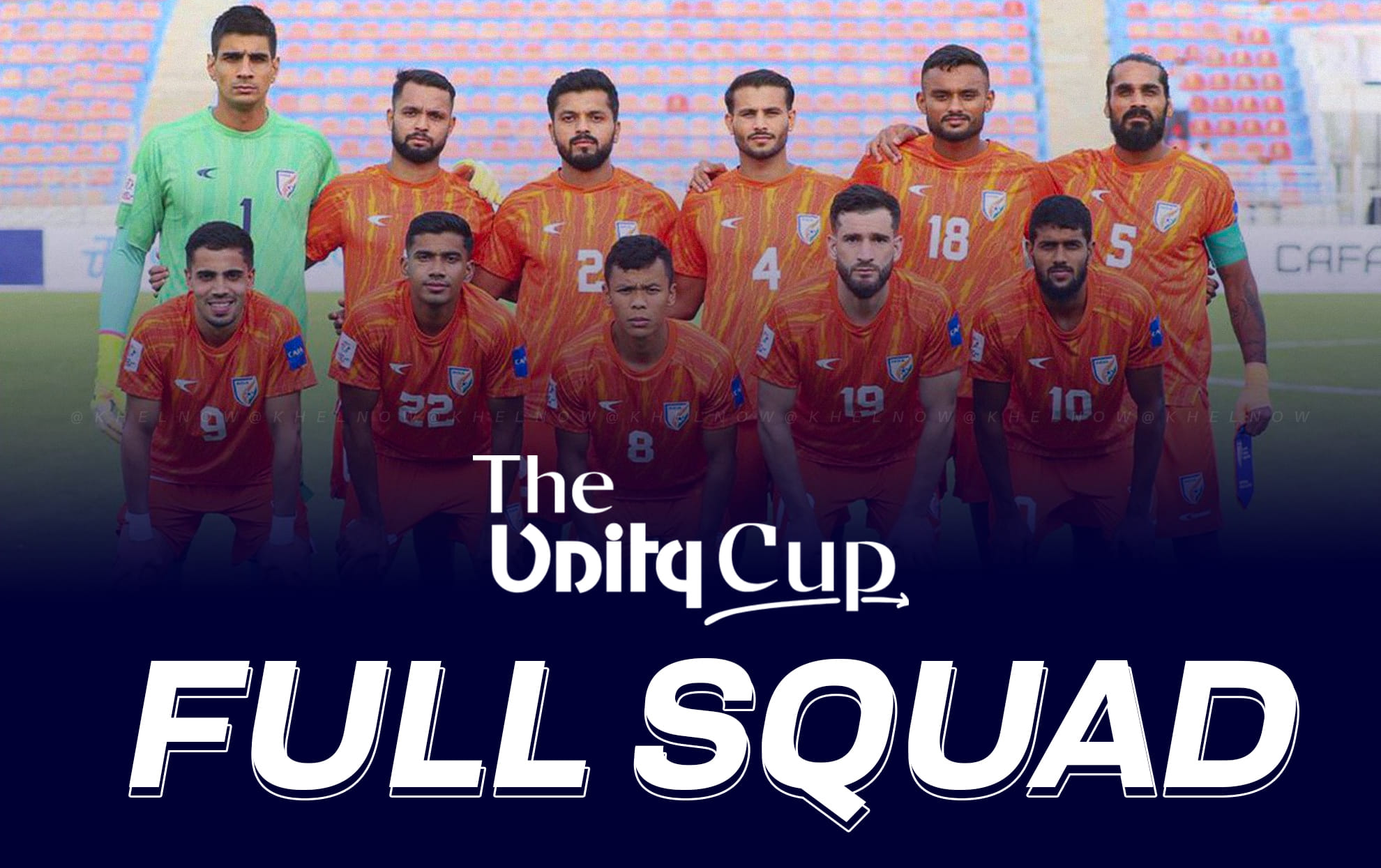 Indian football team Unity Cup full squad