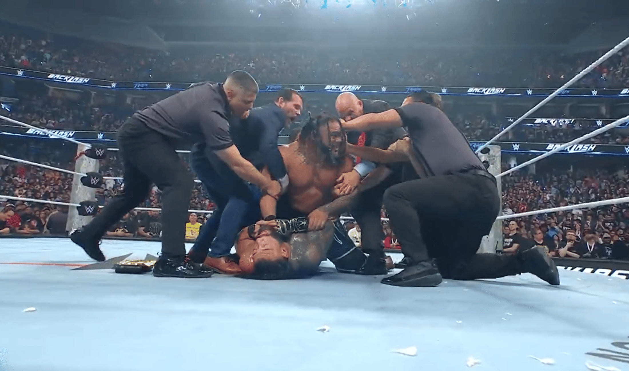WWE Backlash 2026 Results & Winners: Jacob Fatu obliterates Roman Reigns; Asuka embraces Iyo Sky; John Cena&rsquo;s announcement & more