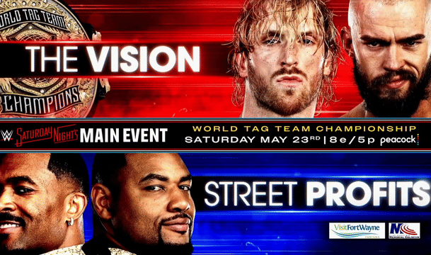 WWE Saturday Night's Main Event The Vision vs The Street Profits