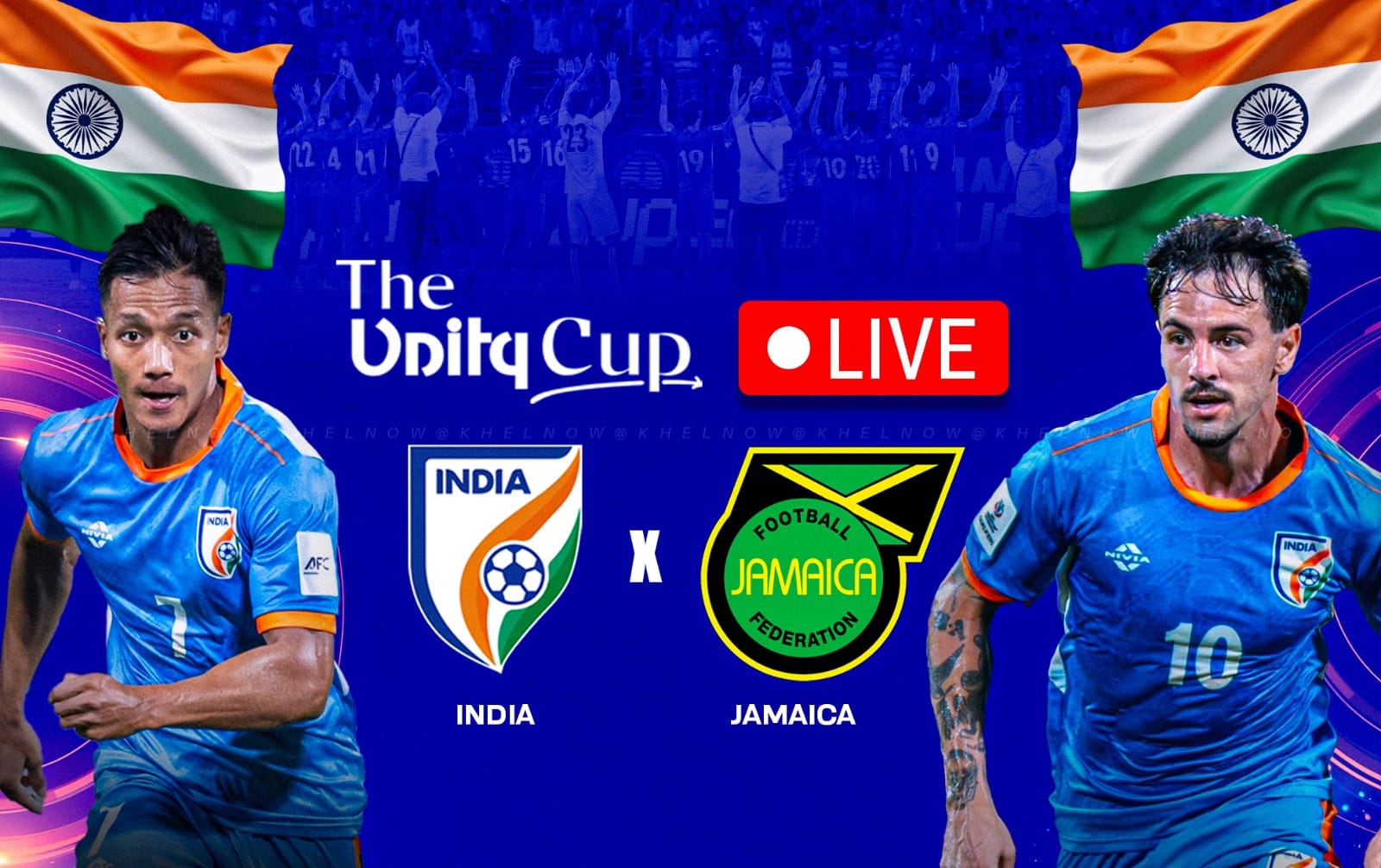 India vs Jamaica Live: Follow Unity Cup 2026 Live