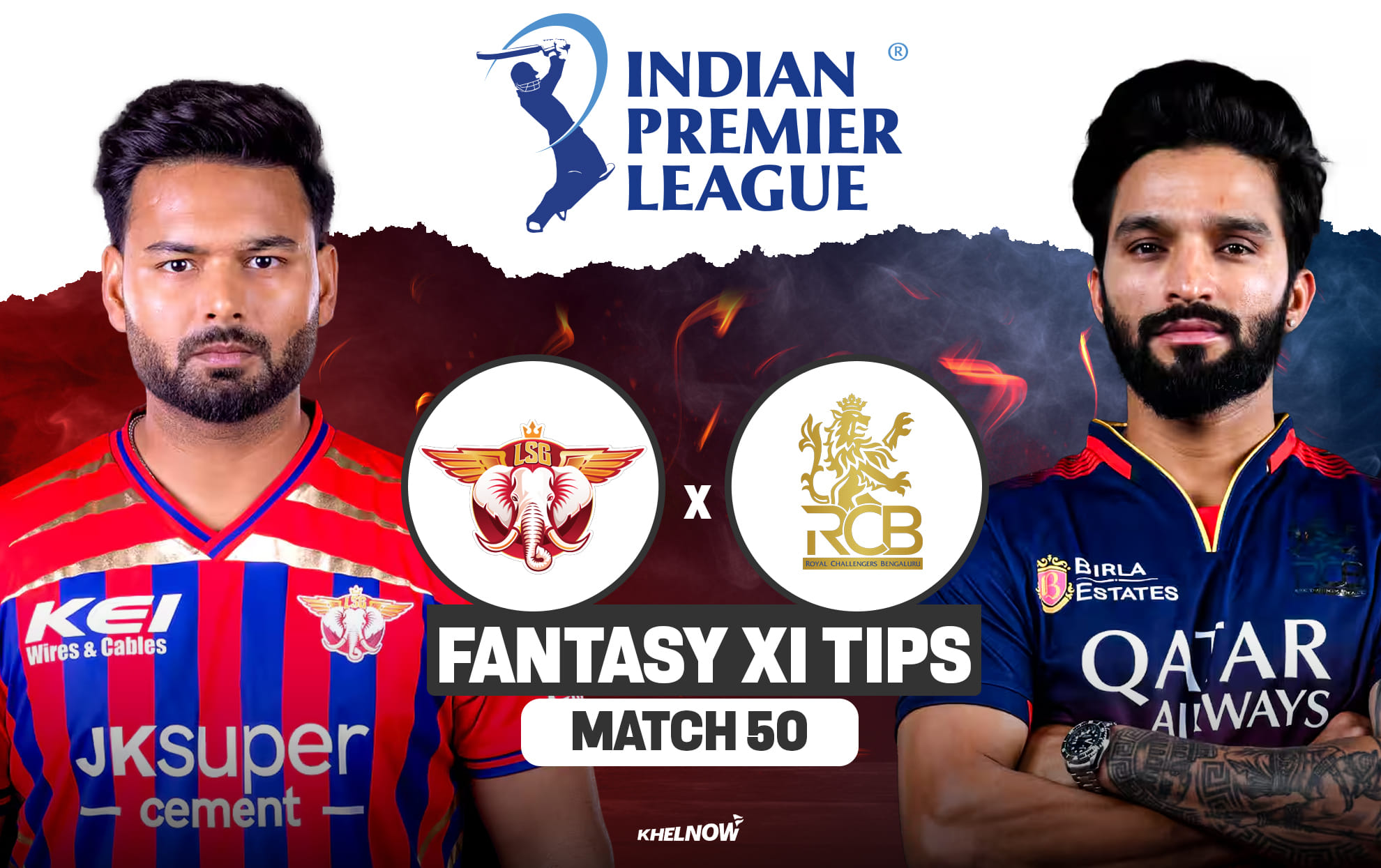 LSG vs RCB Dream11 Prediction, Dream11 Playing XI, Today Match 50, IPL 2026