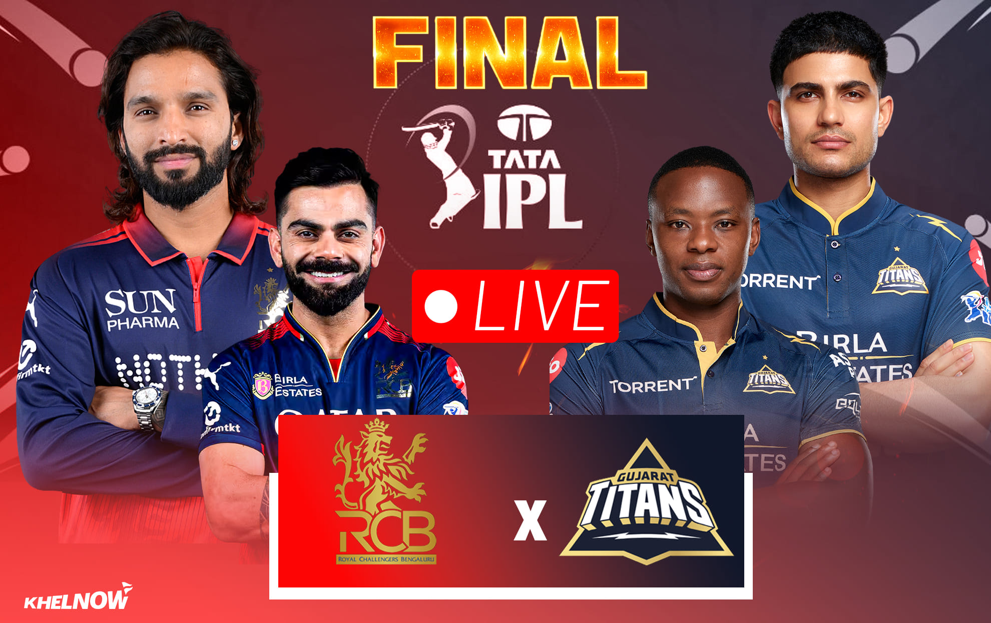 RCB vs GT Live streaming details, when & how to watch IPL 2026 Final