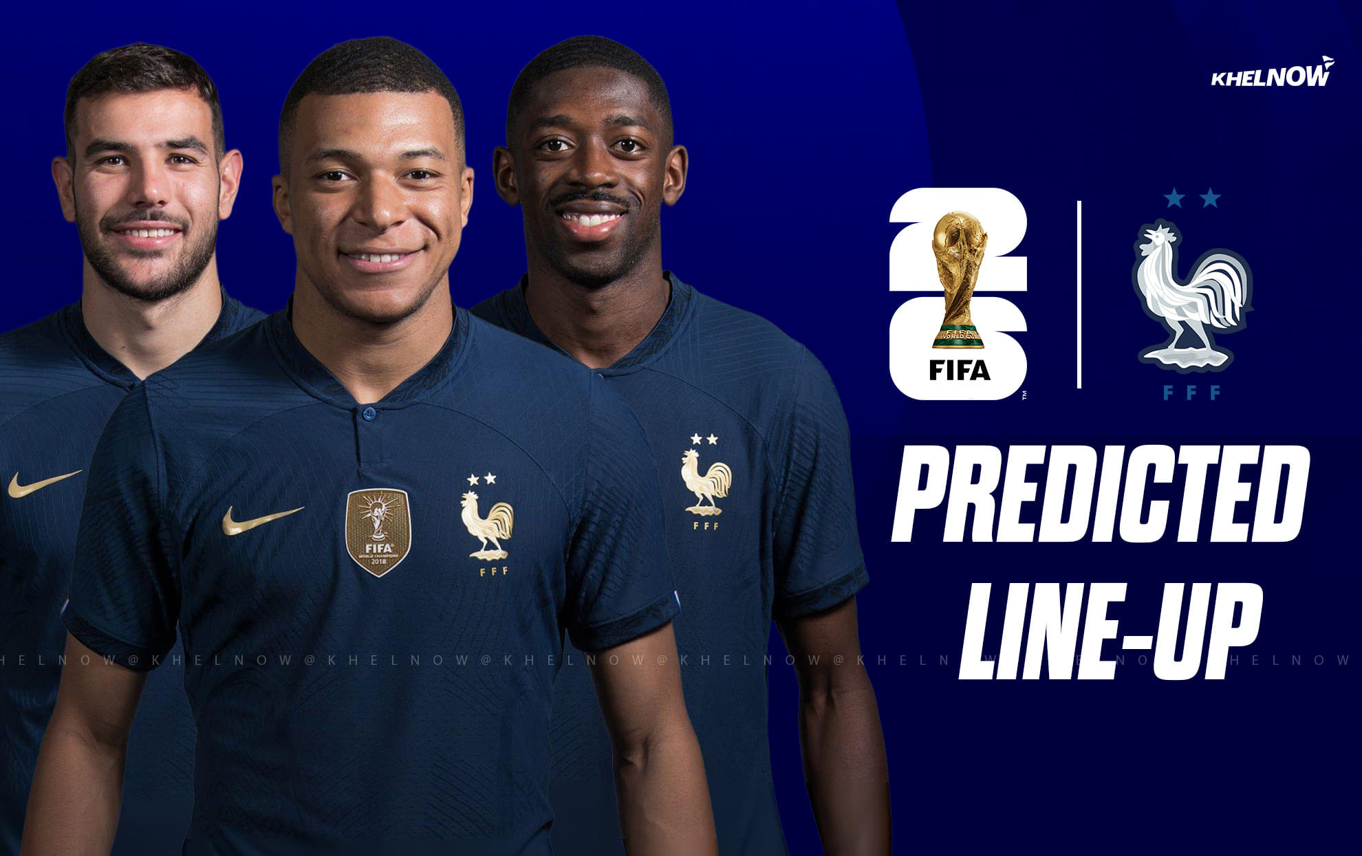 France predicted lineup for FIFA World Cup 2026 ft. Mbappe & Dembele