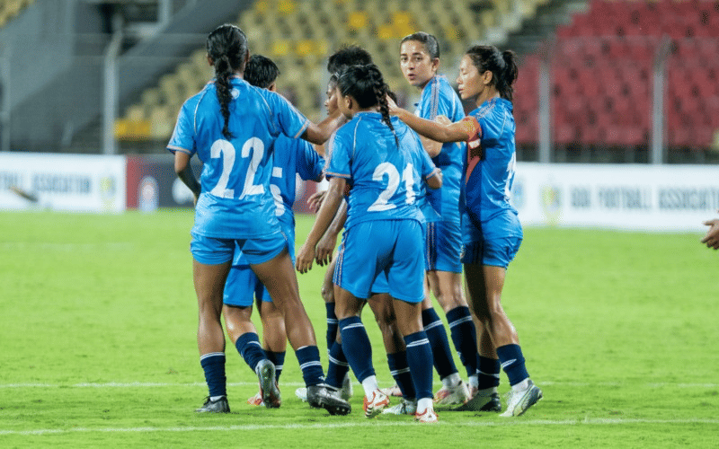 India outclass Maldives with a big margin win in the SAFF Women's Championship opening game