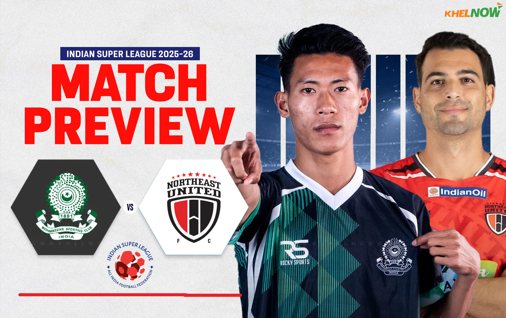 Mohammedan SC face NorthEast United FC in a battle of prestige after getting relegated from ISL