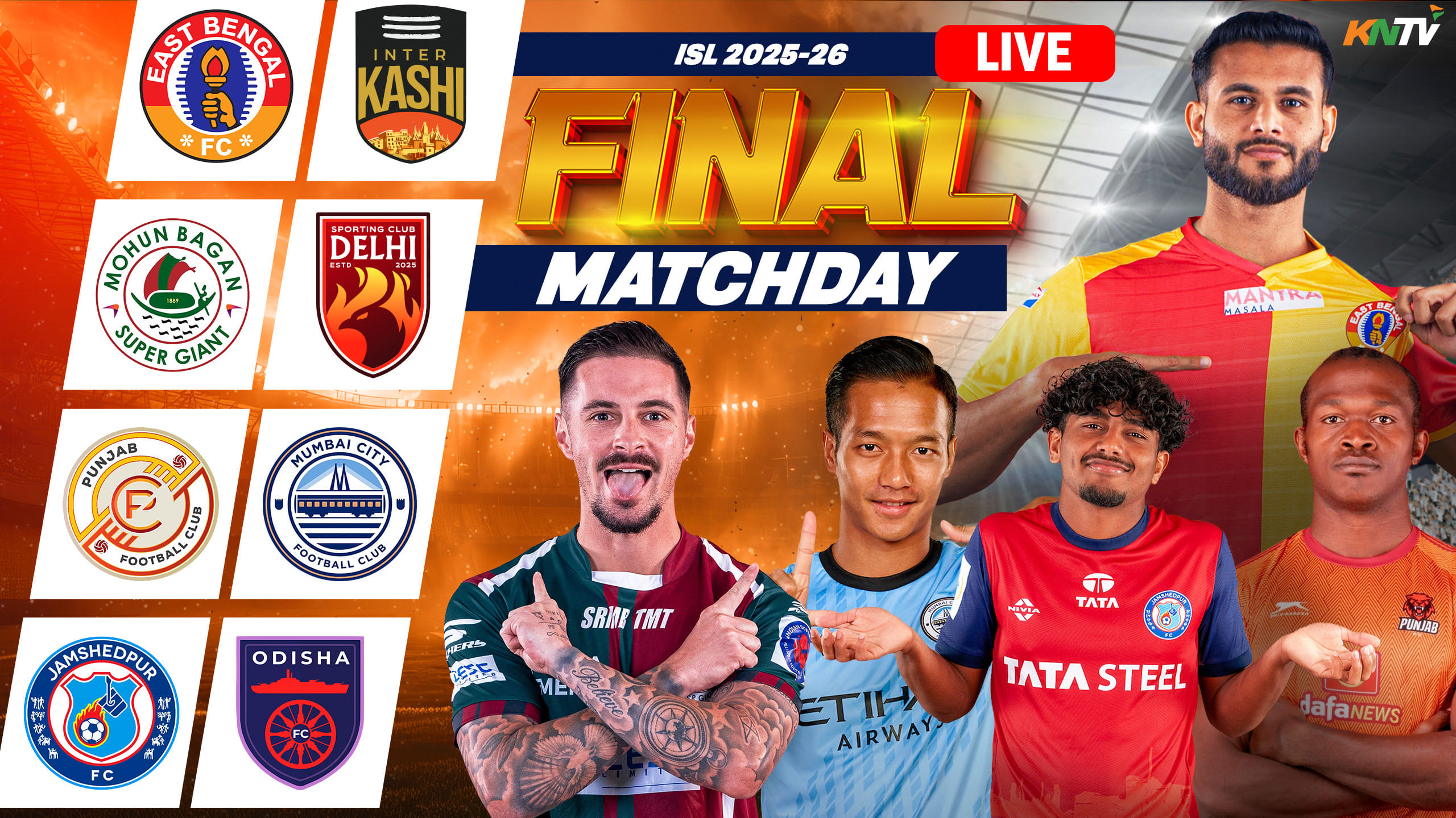 ISL 2025-26 Final Match Day Live: Five clubs competing for title; Can East Bengal win?