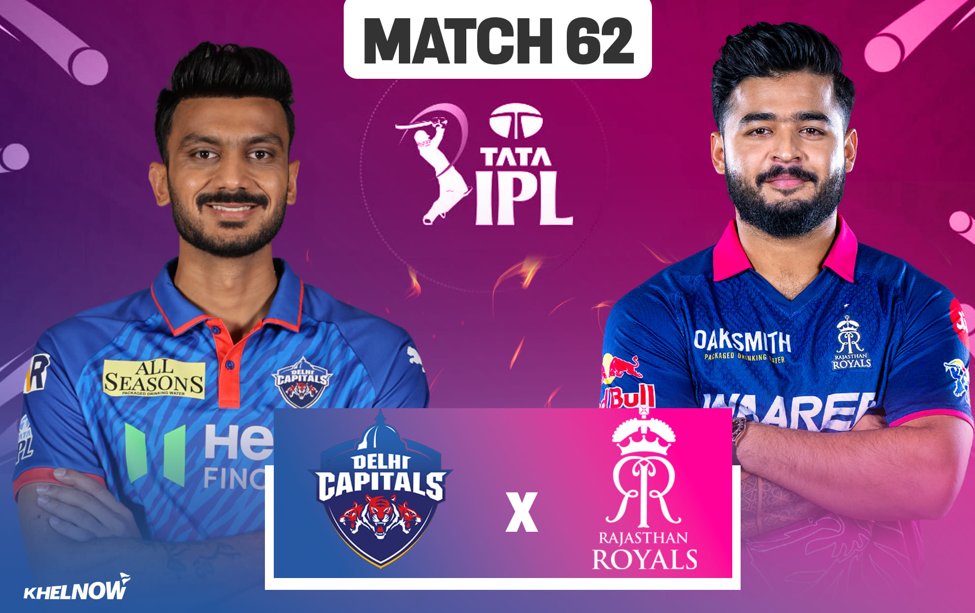 DC vs RR: Who are impact players nominated by Delhi Capitals & Rajasthan Royals for Match 62 of IPL 2026