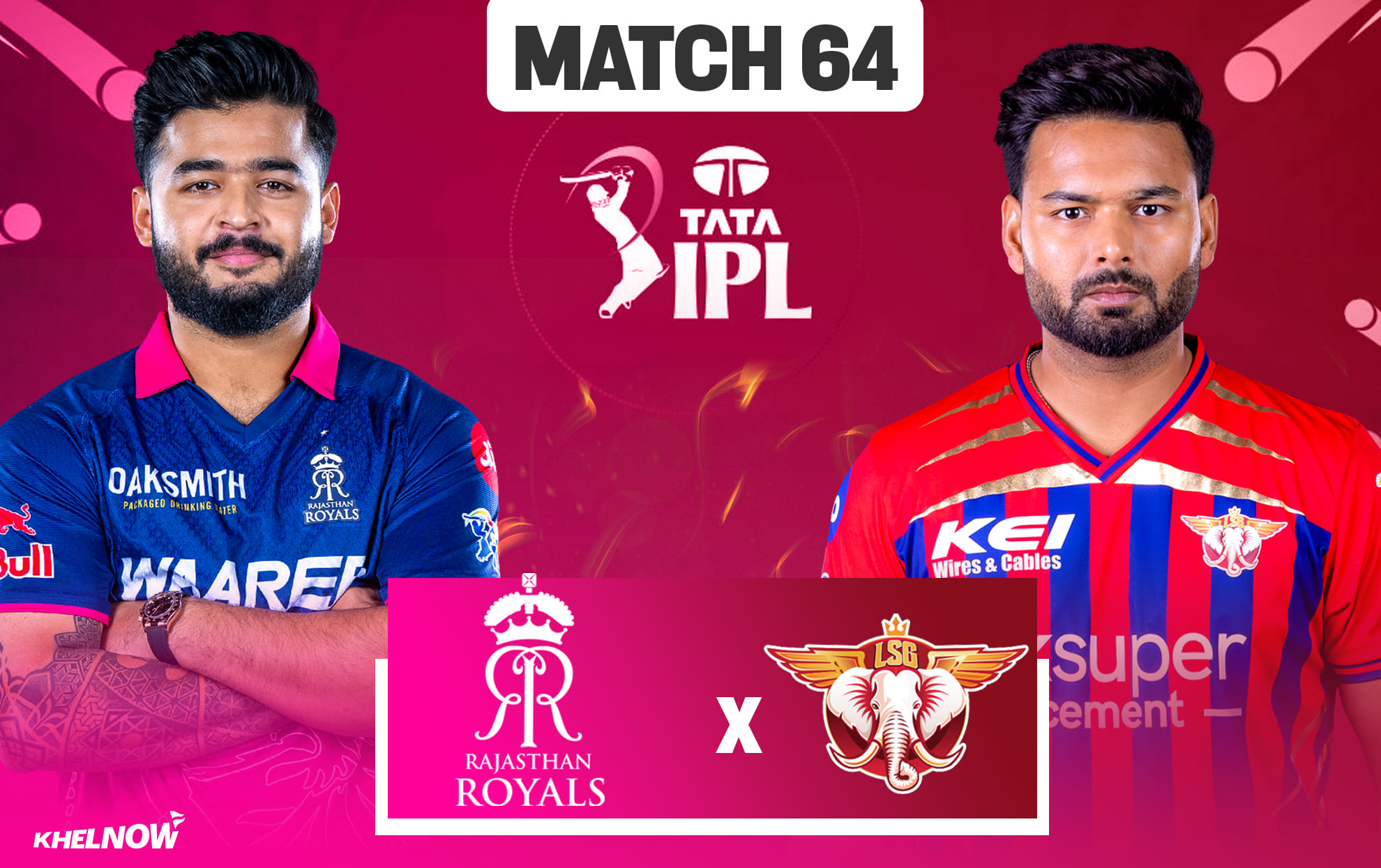RR vs LSG: Who are impact players nominated by Rajasthan Royals & Lucknow Super Giants for Match 64 of IPL 2026
