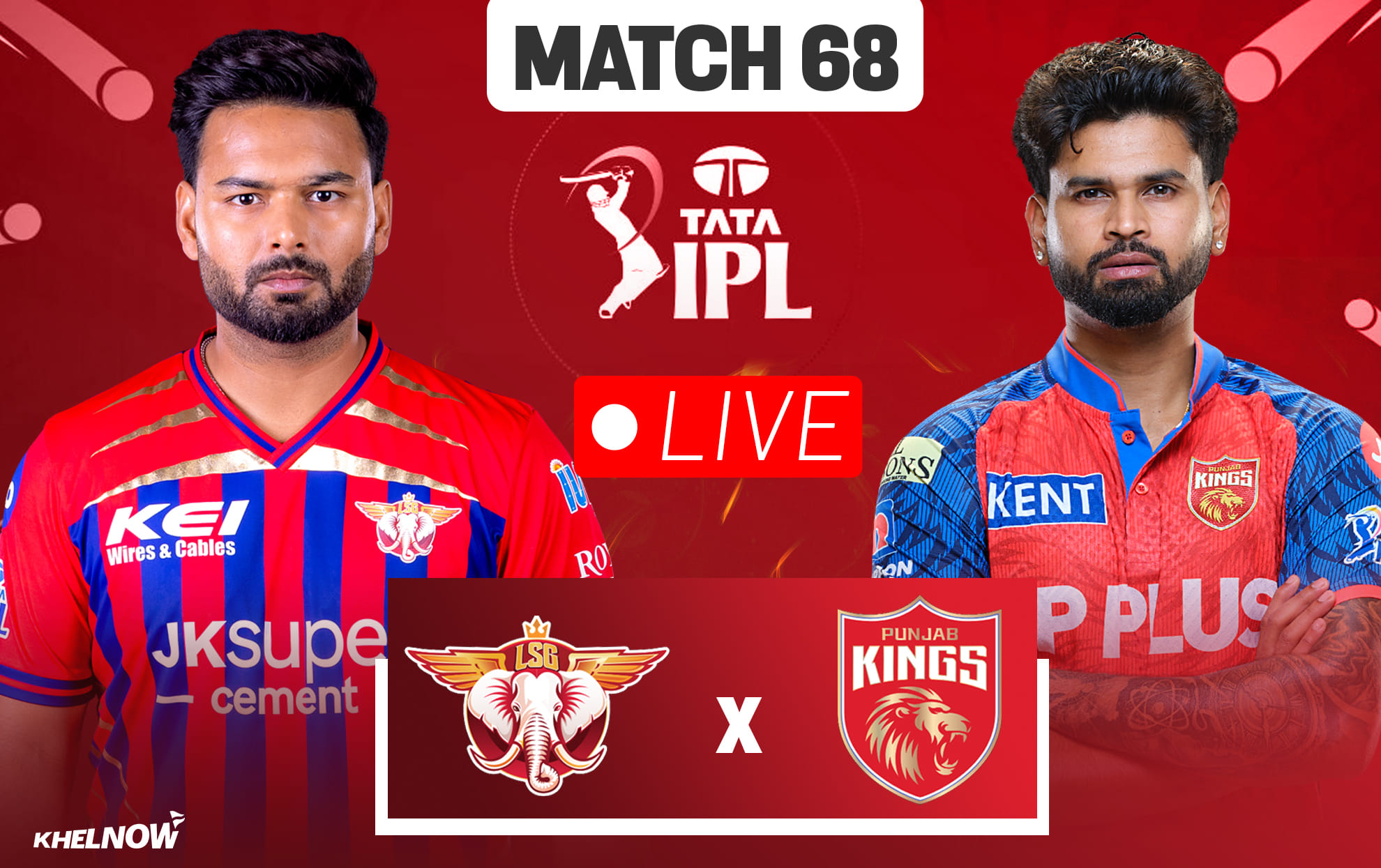 LSG vs PBKS Live streaming details, when & how to watch Match 68 of IPL 2026