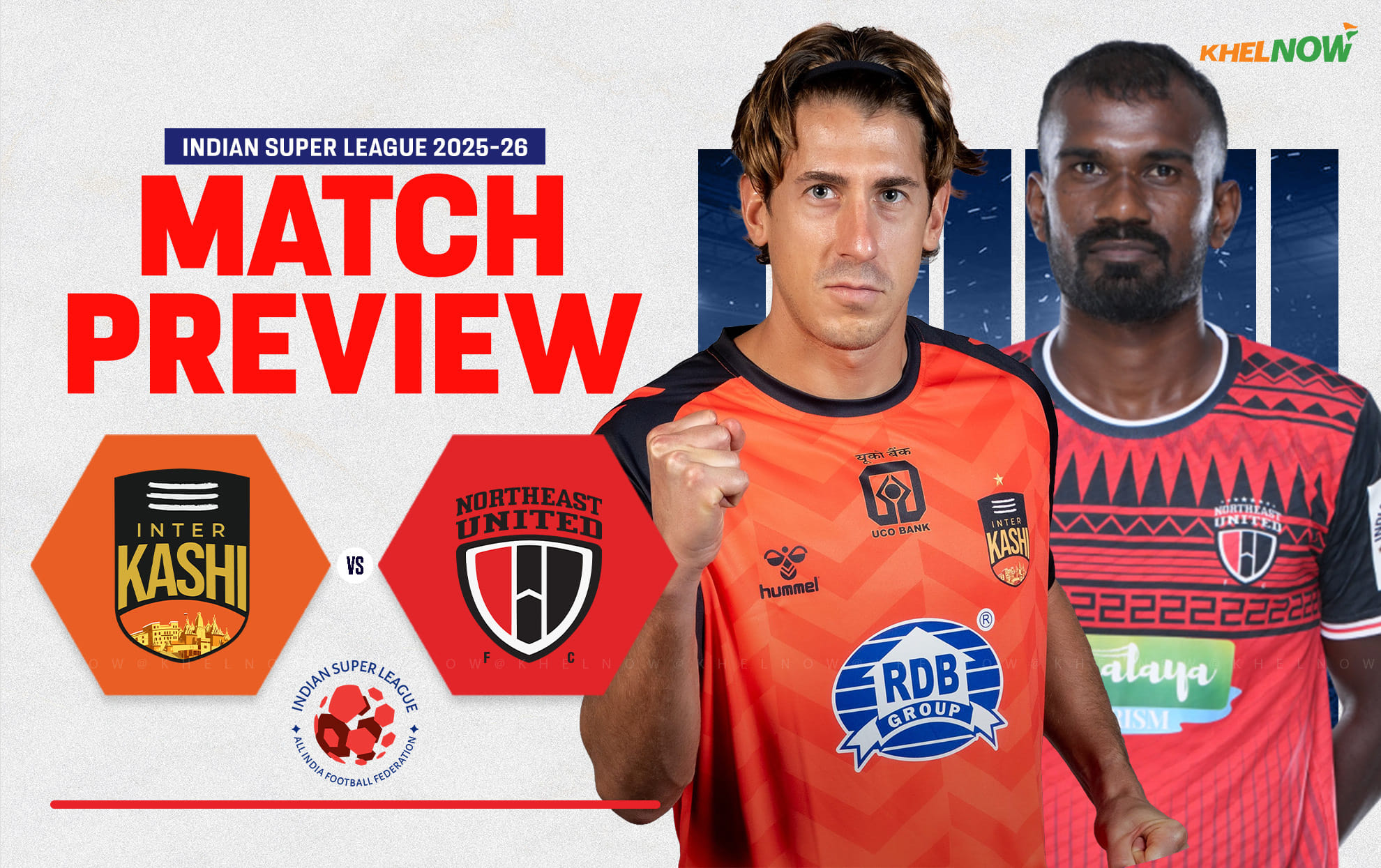 Inter Kashi aim to bounce back as they face a struggling NorthEast United side