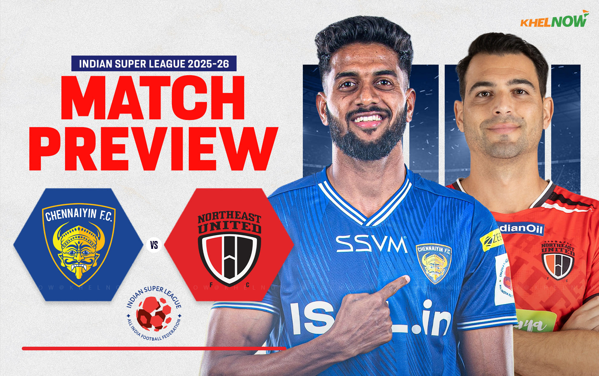 NorthEast United eye back-to-back wins against lackluster Chennaiyin FC