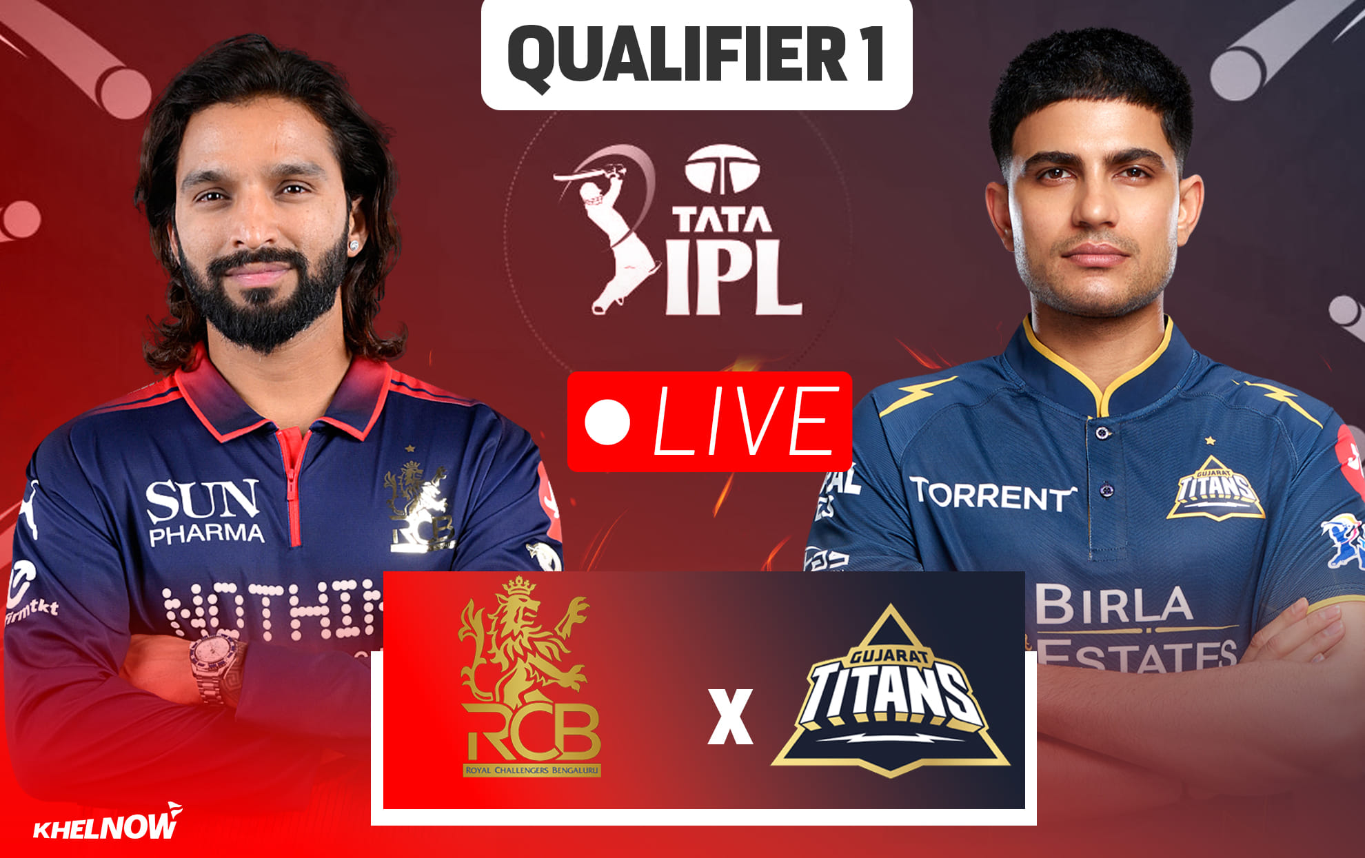 RCB vs GT Live streaming details, when & how to watch Qualifier 1 of IPL 2026