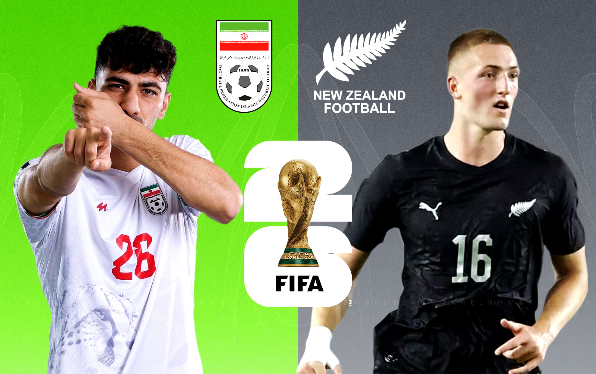 Iran vs New Zealand: Top five youngsters to watch during FIFA World Cup 2026 match