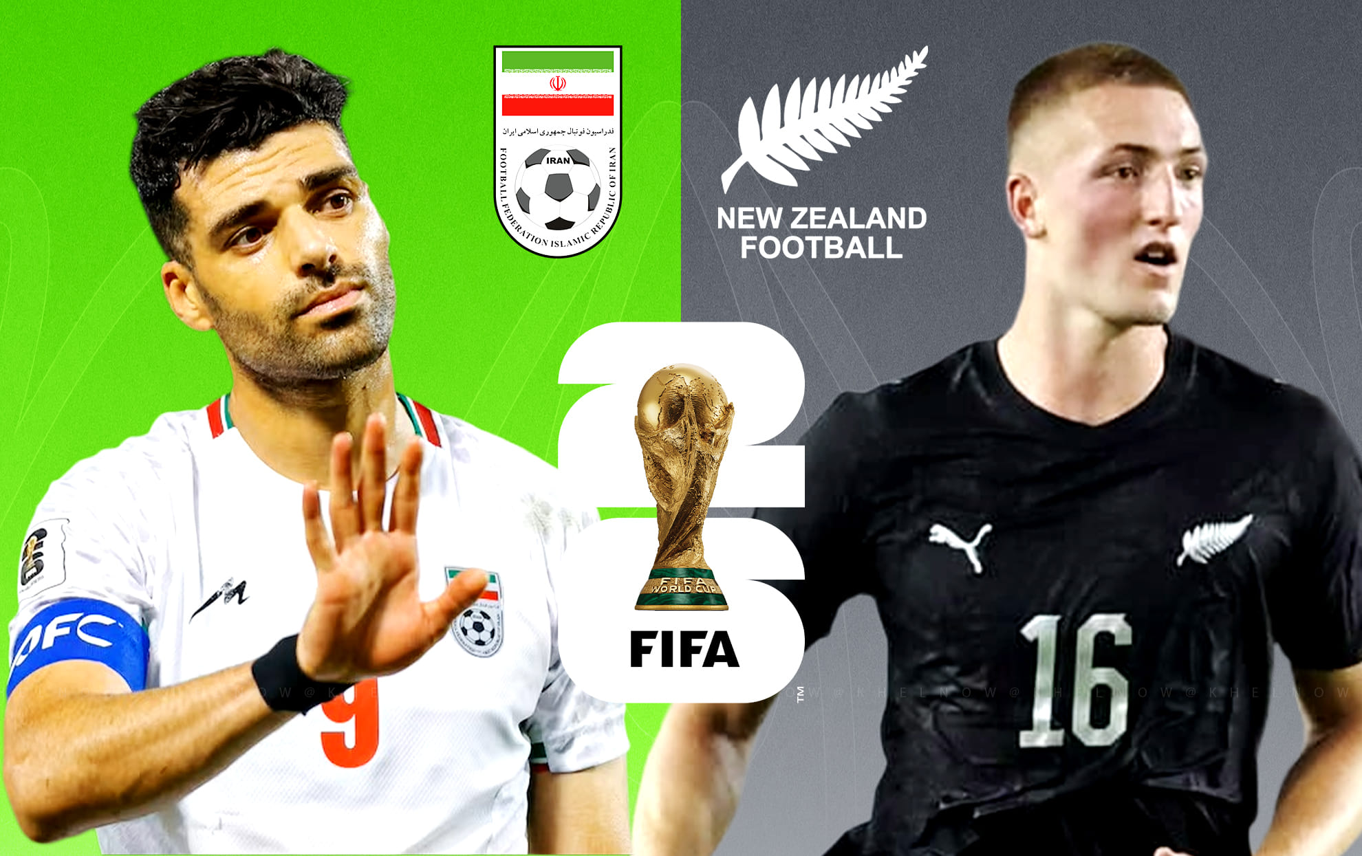 Five key player battles to watch during Iran vs New Zealand FIFA World Cup 2026 clash