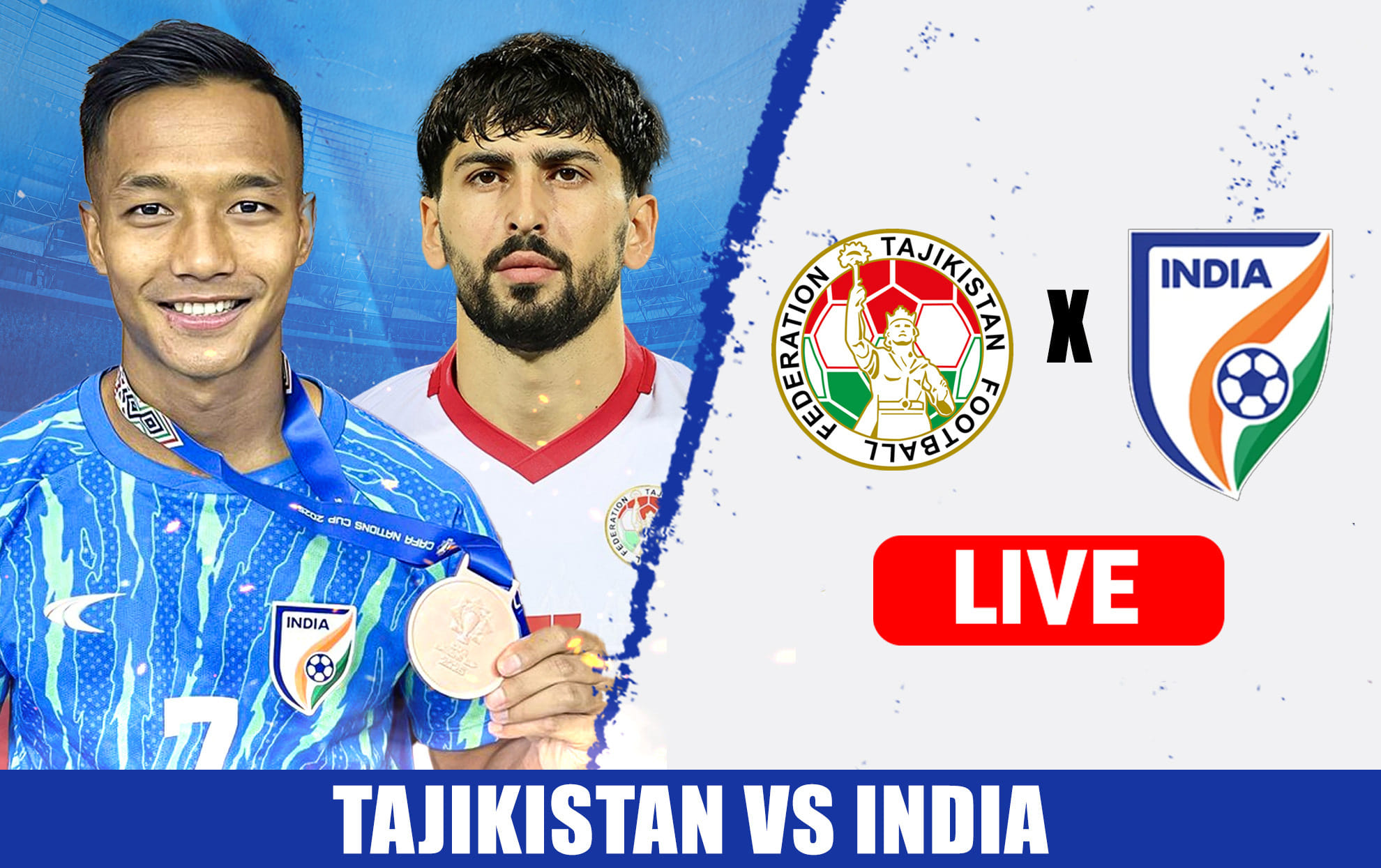 India vs Tajikistan Live: Follow the international friendly live