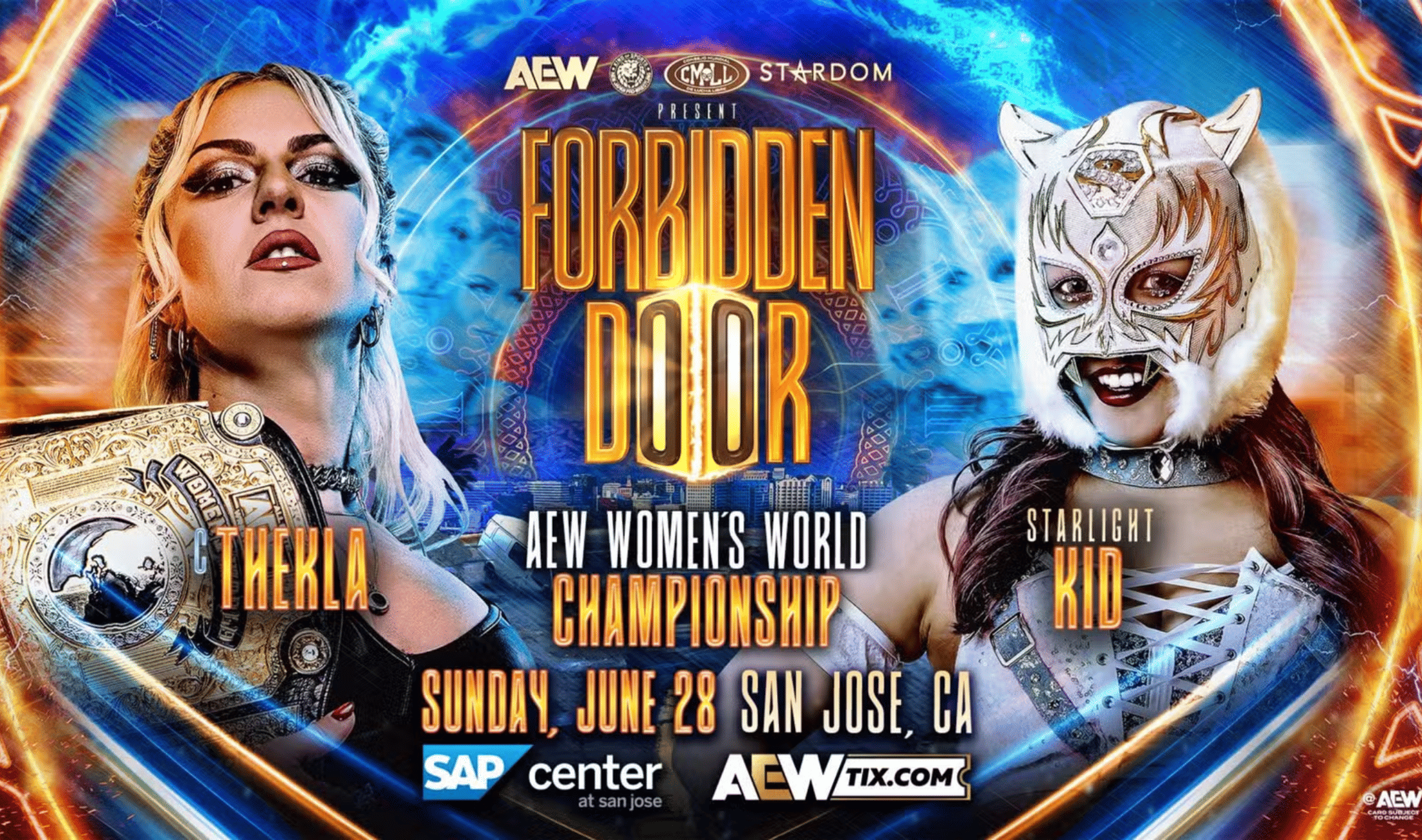 AEW x NJPW Forbidden Door 2026 Thekla vs Starlight Kid