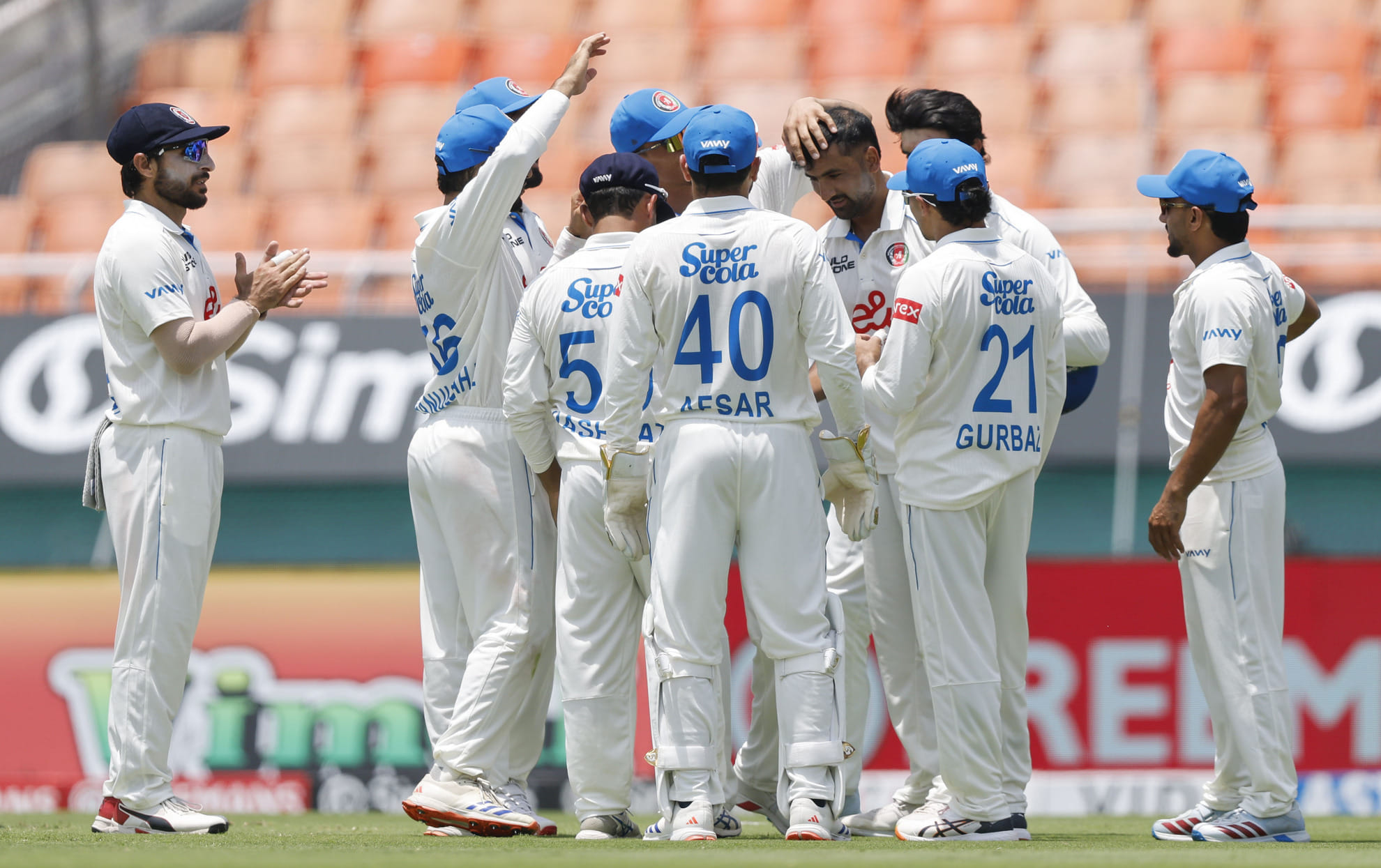Lowest totals for AFG in Tests
