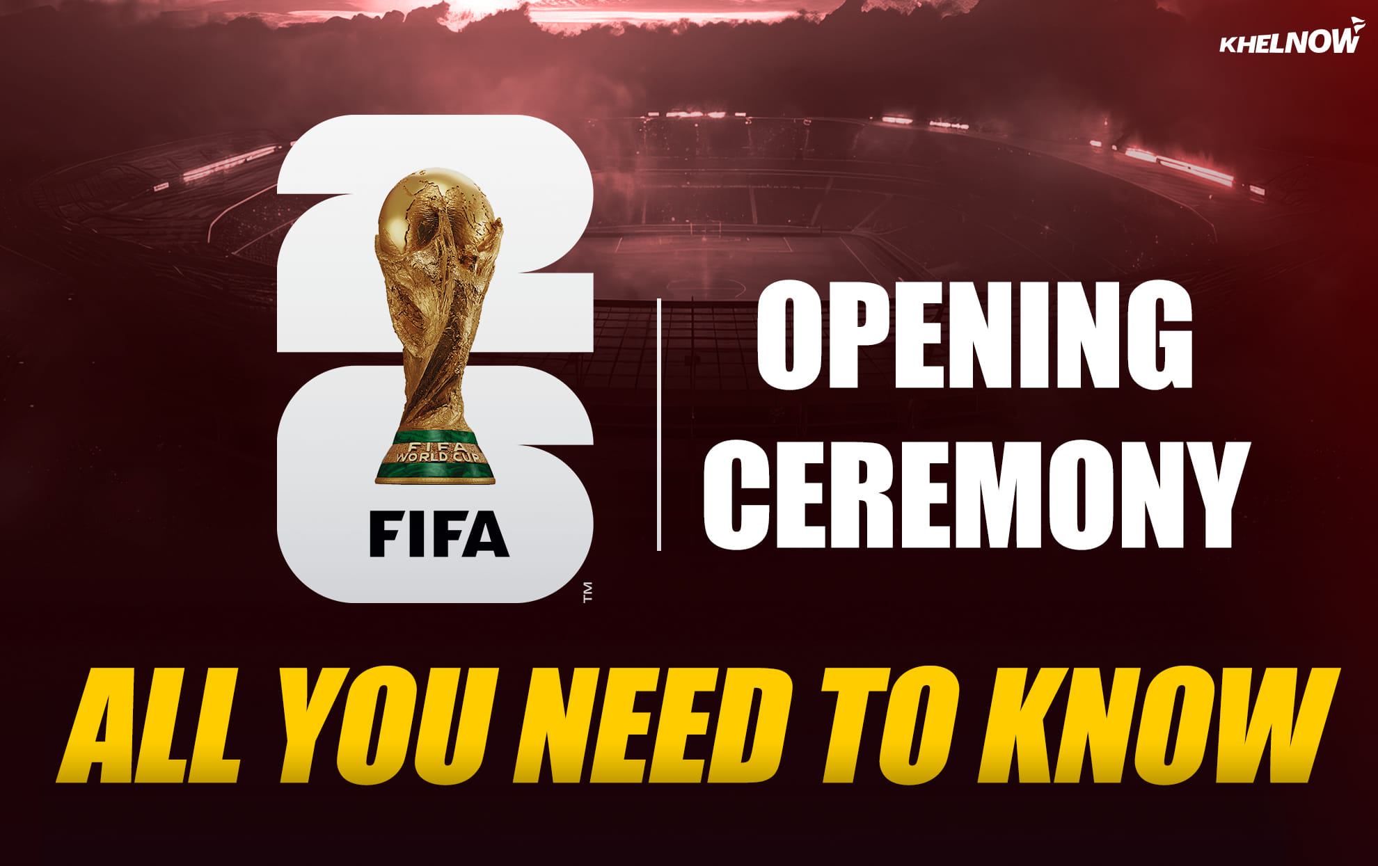 FIFA World Cup 2026 opening ceremony: Date, time, performers, live streaming details